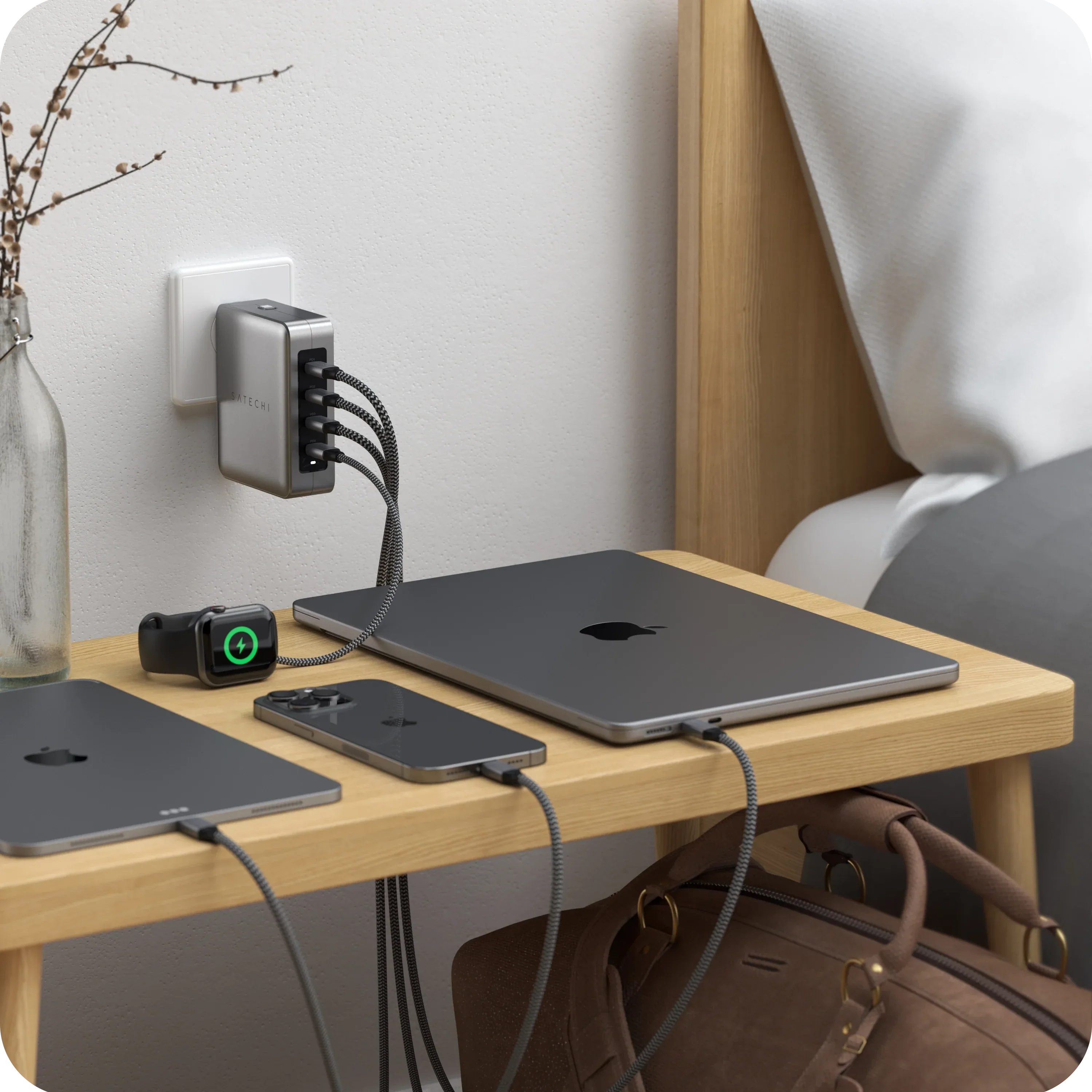 145W USB-C 4-Port GaN Travel Charger