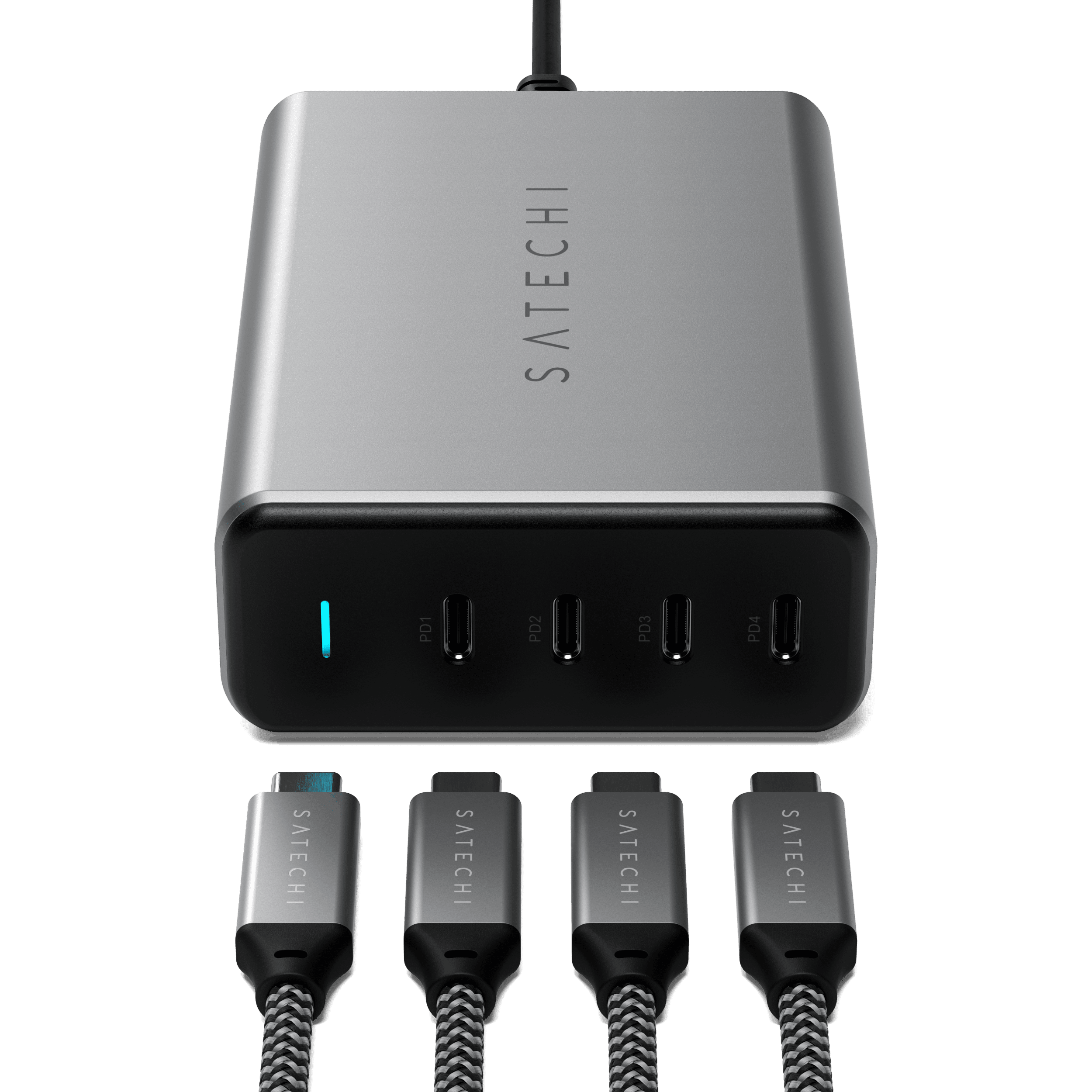 165W USB-C 4-Port PD GaN Charger