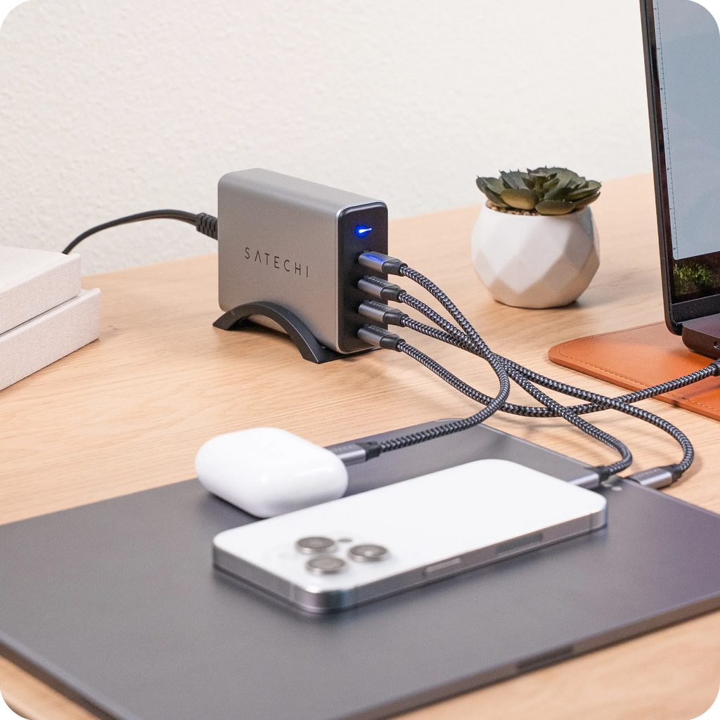 165W USB-C 4-Port PD GaN Charger