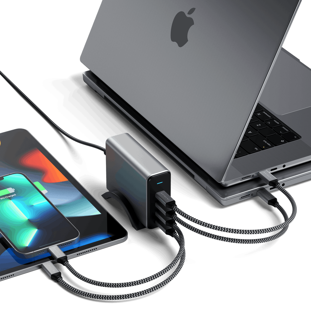 165W USB-C 4-Port PD GaN Charger