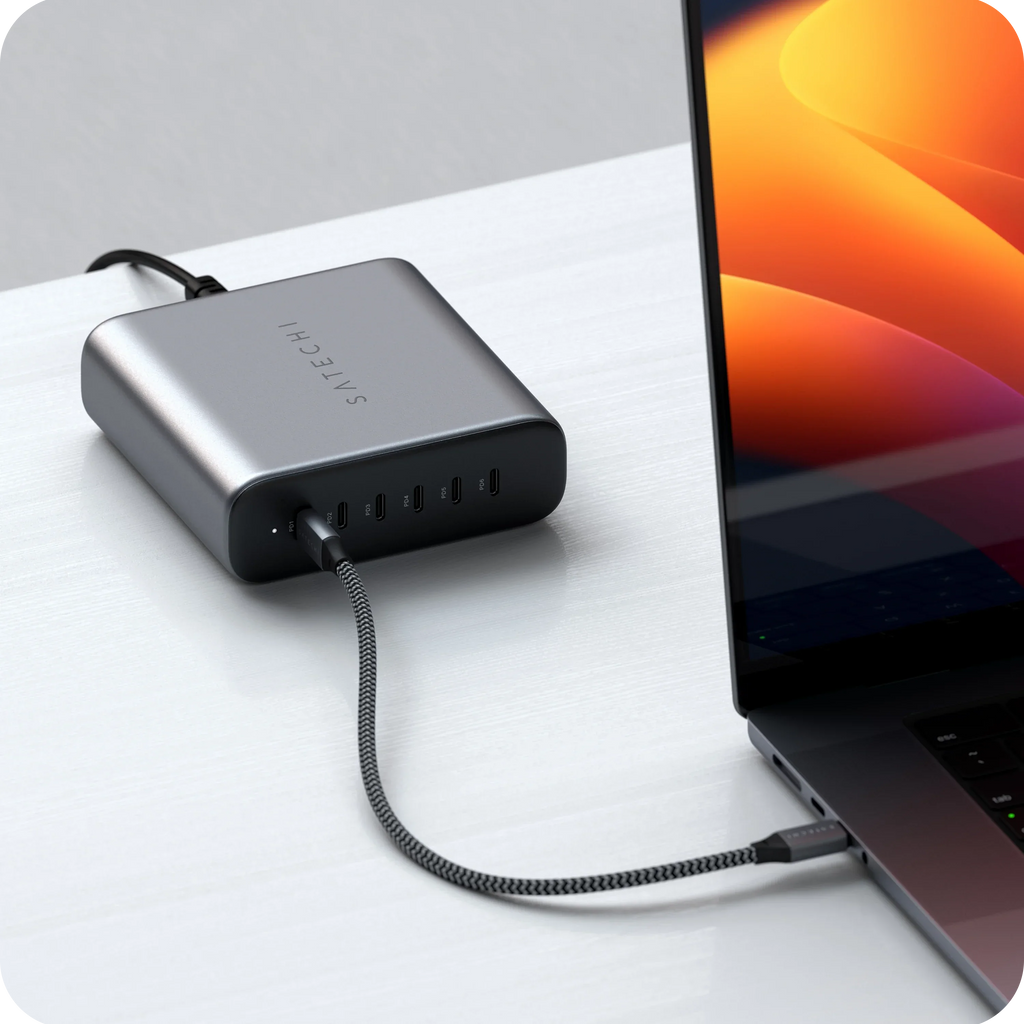 200W USB-C 6-Port GaN Charger