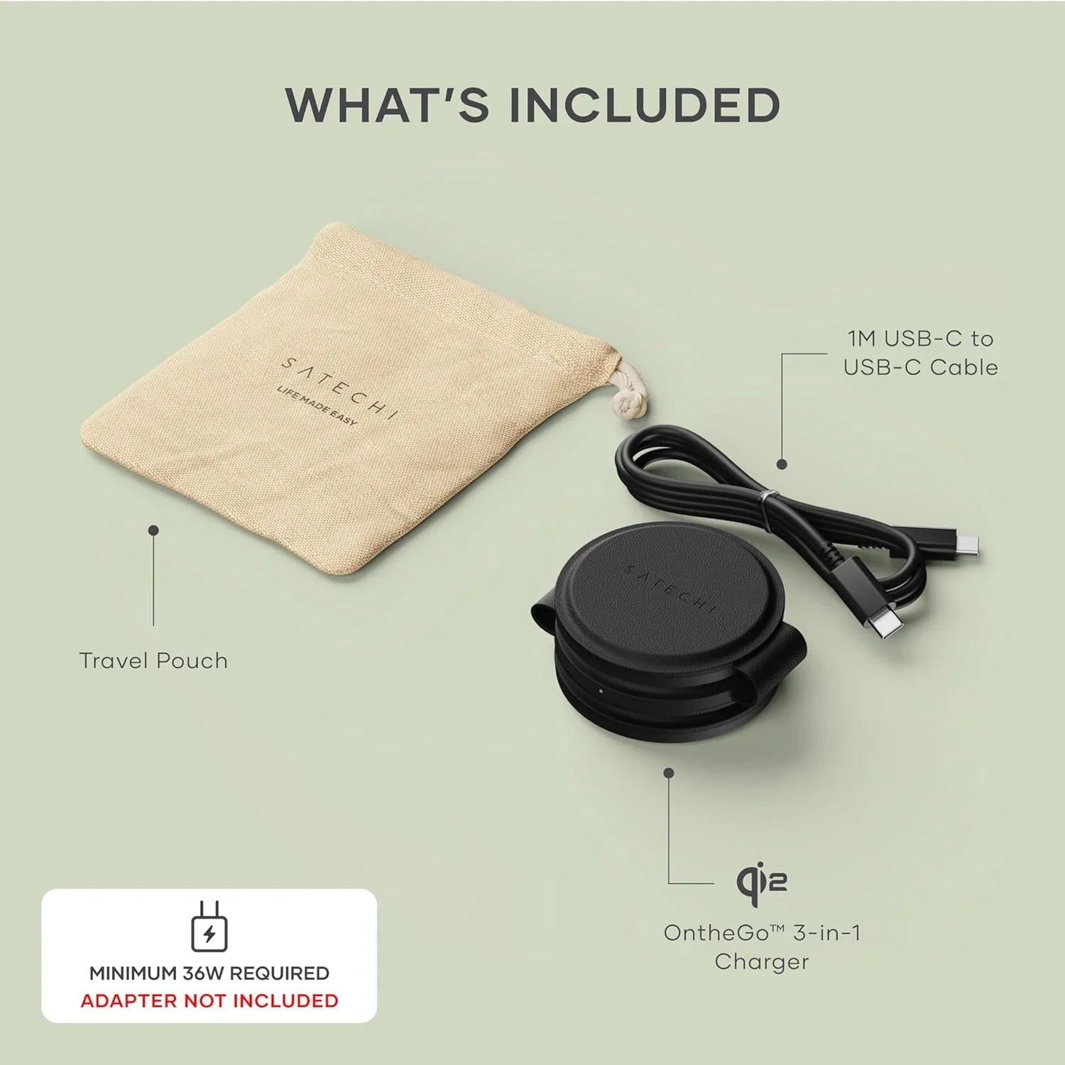 OntheGo™ 3-in-1 Charger