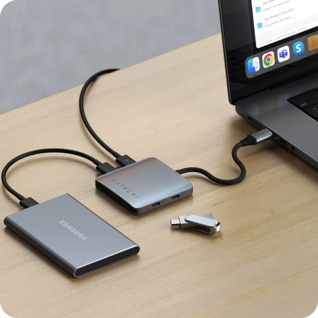 4-Port USB-C Hub with Power Delivery
