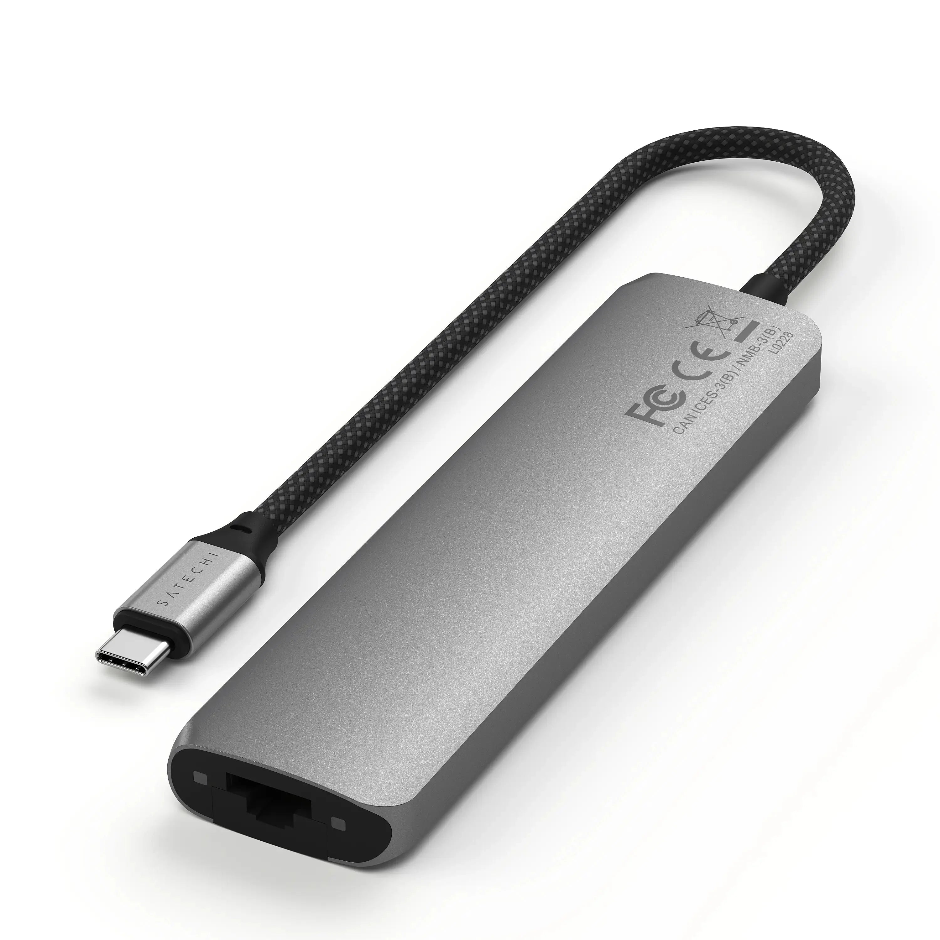 7-in-1 USB-C Slim Multiport Adapter with Ethernet