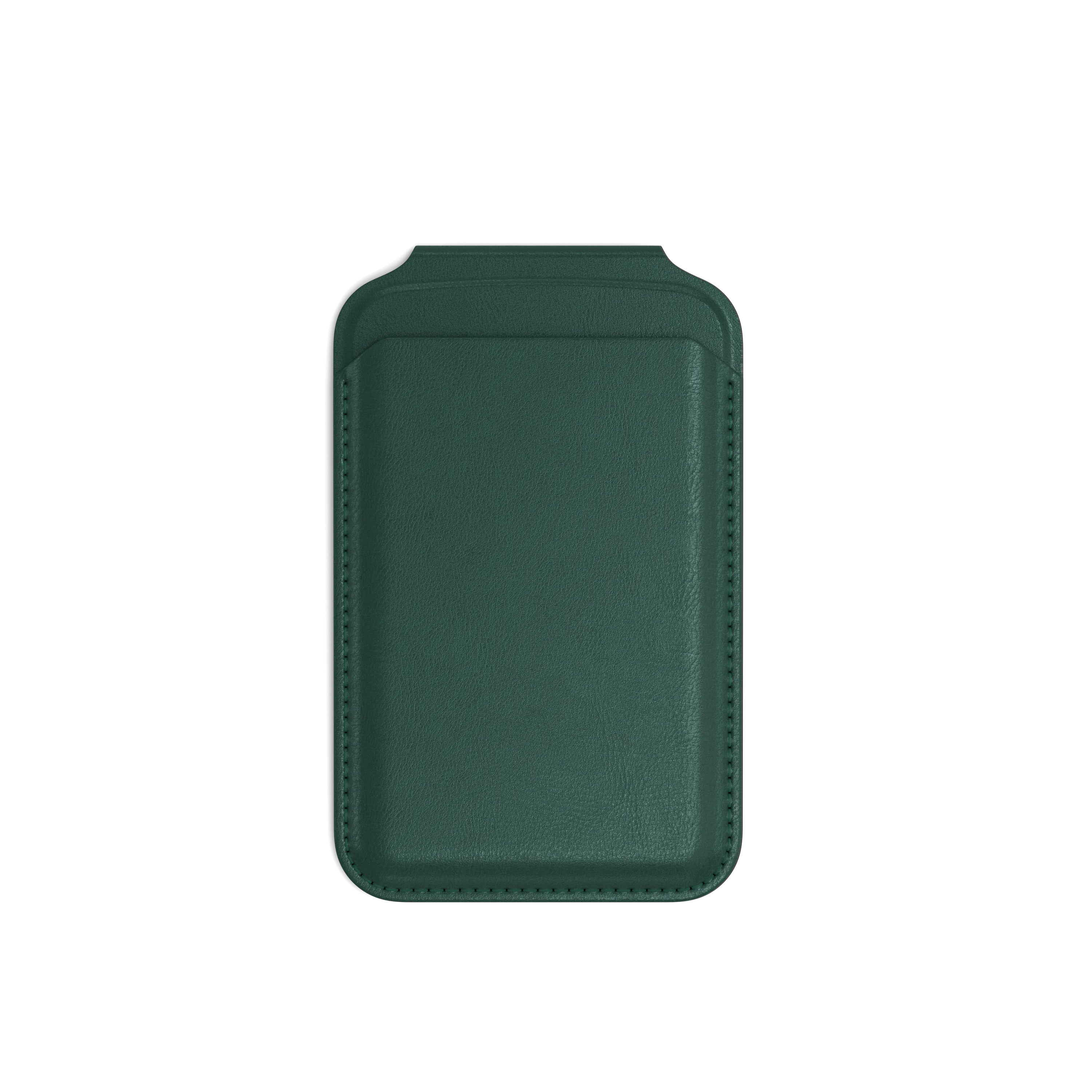 Vegan-Leather Magnetic Wallet Stand
