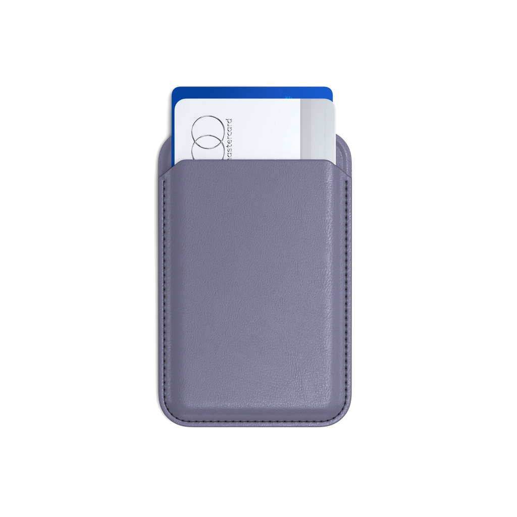 Vegan-Leather Magnetic Wallet Stand