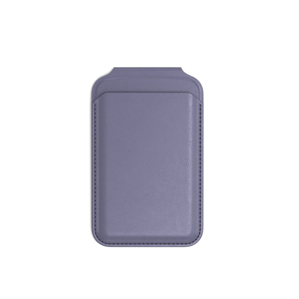 Vegan-Leather Magnetic Wallet Stand