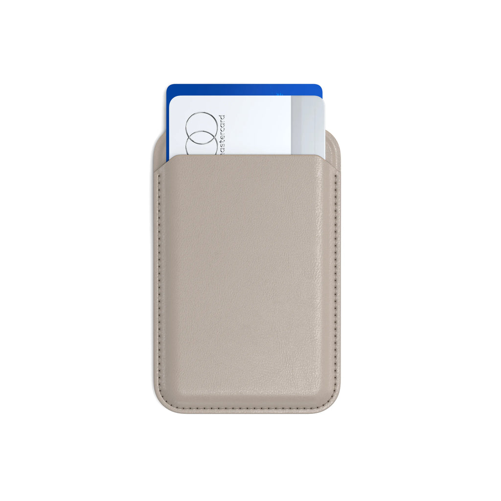 Vegan-Leather Magnetic Wallet Stand