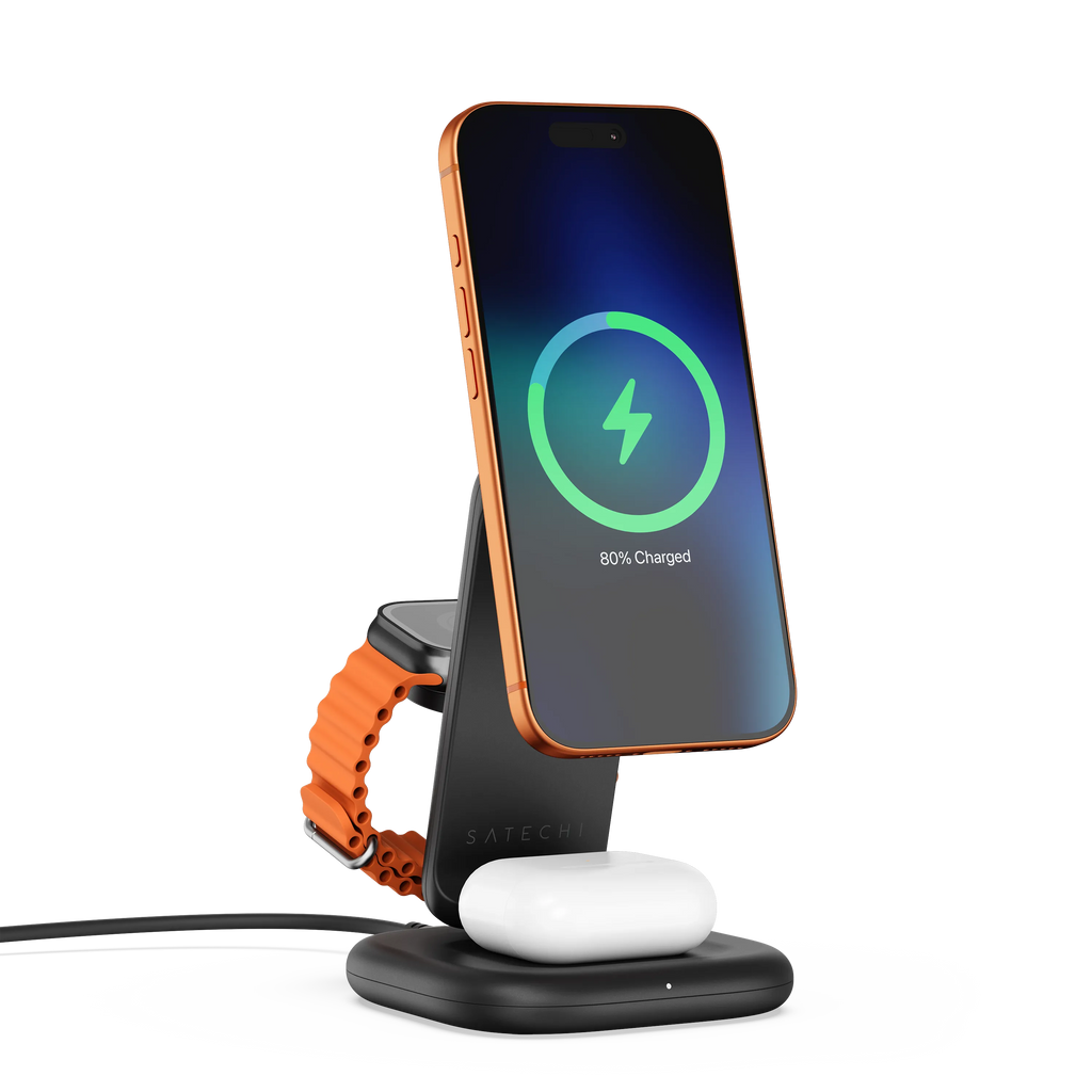 3-in-1 Foldable Wireless Charging Stand with Qi2 25W