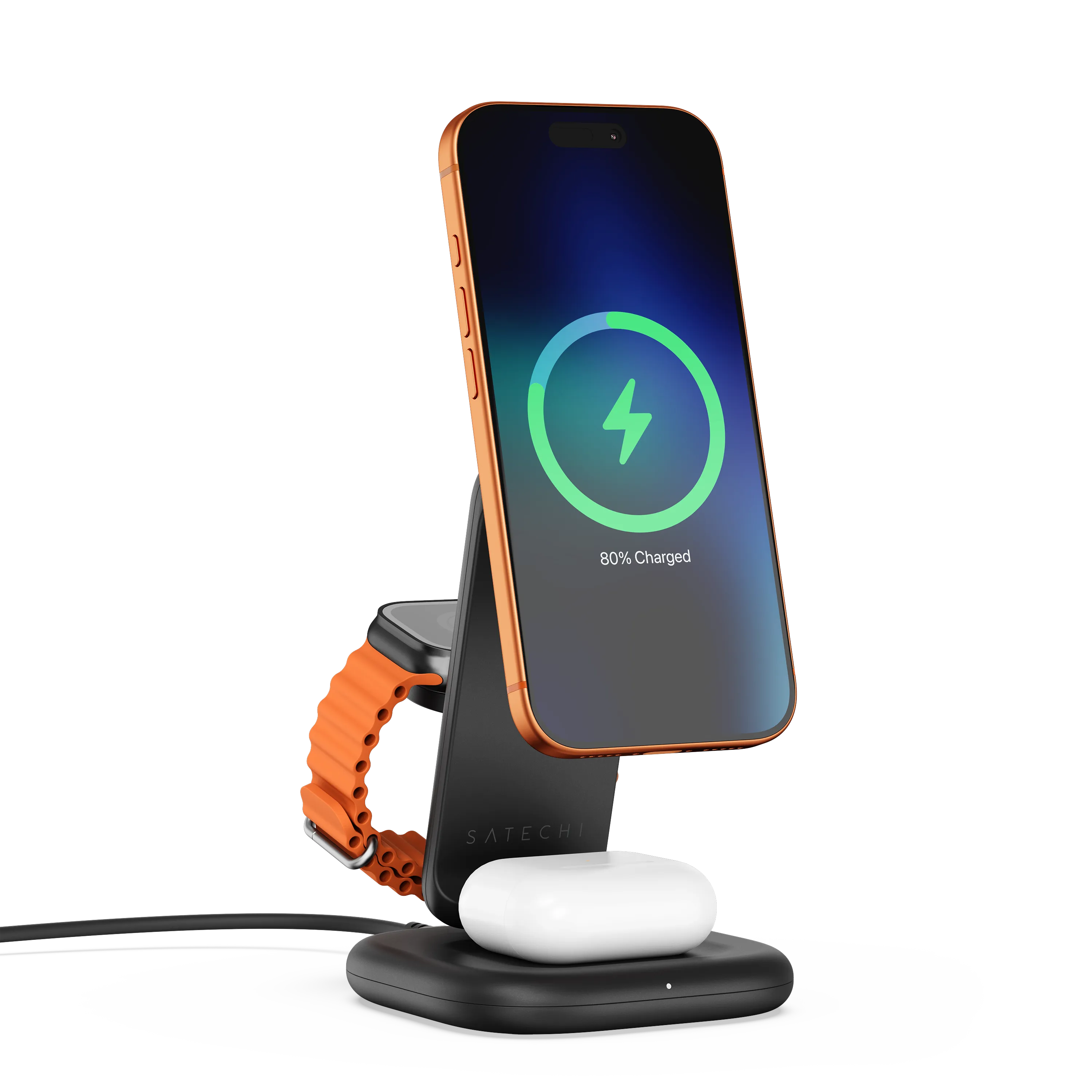 3-in-1 Foldable Wireless Charging Stand with Qi2 25W