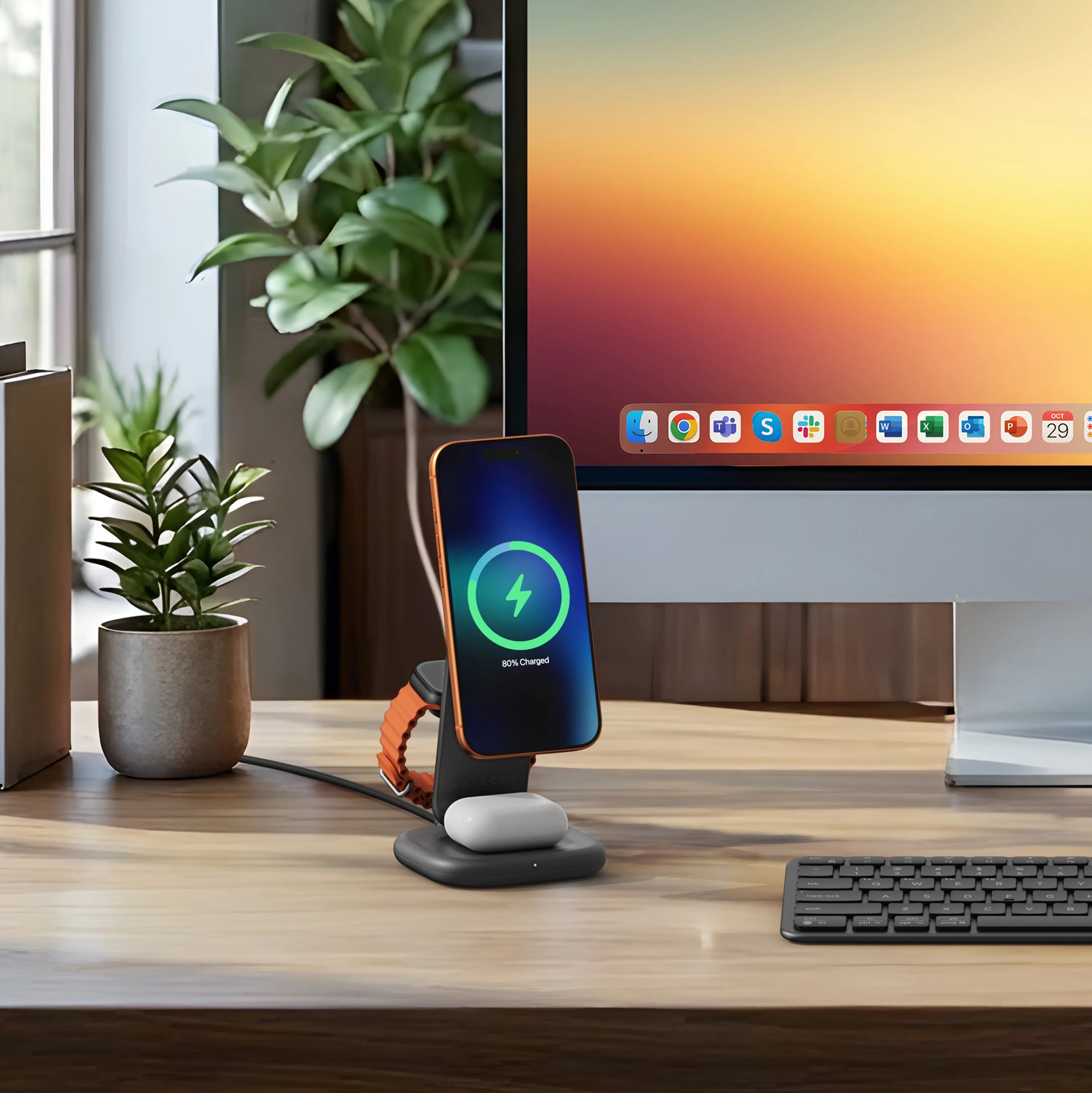 3-in-1 Foldable Wireless Charging Stand with Qi2 25W
