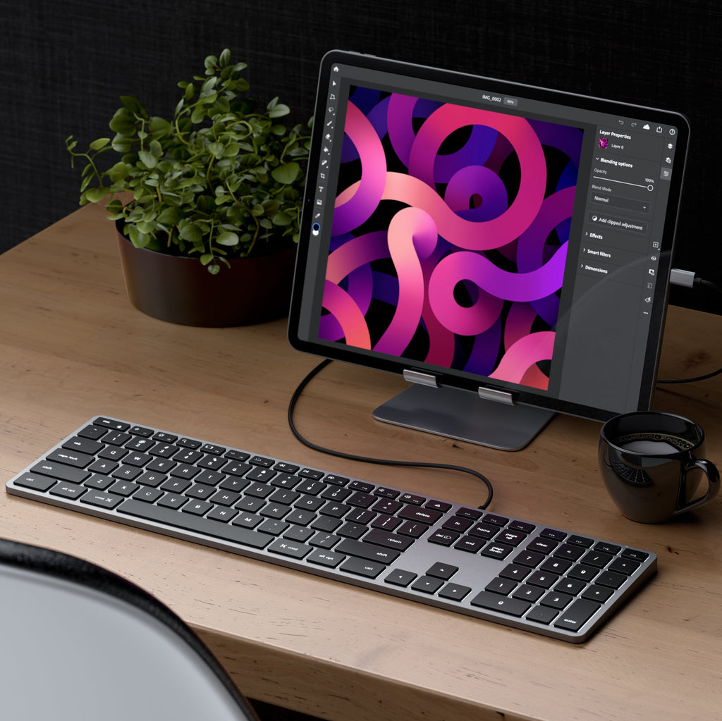 Slim W3 Wired Backlit Keyboard