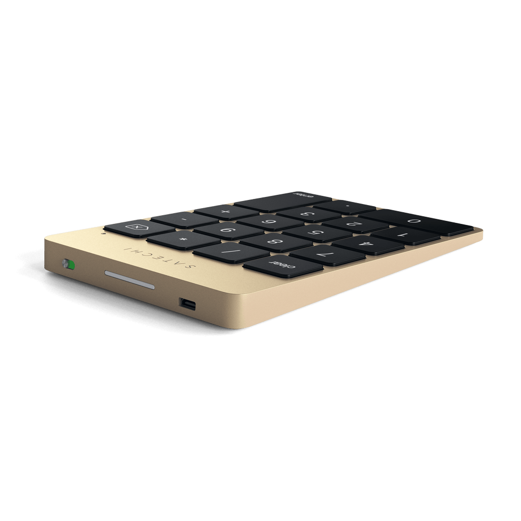 Aluminum Slim Rechargeable Bluetooth Keypad