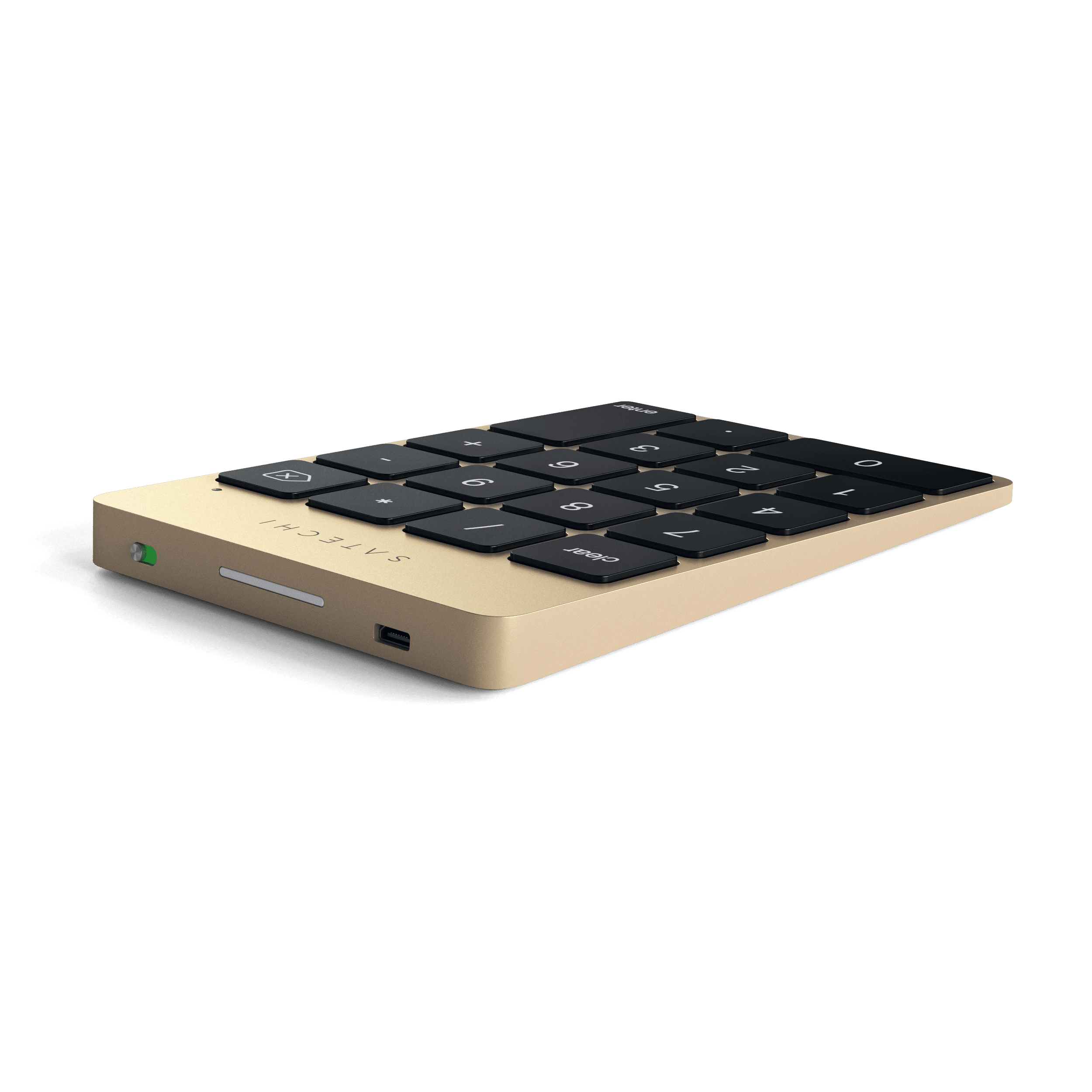 Aluminum Slim Rechargeable Bluetooth Keypad