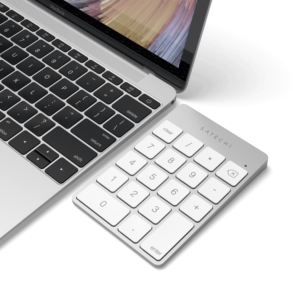 Aluminum Slim Rechargeable Bluetooth Keypad