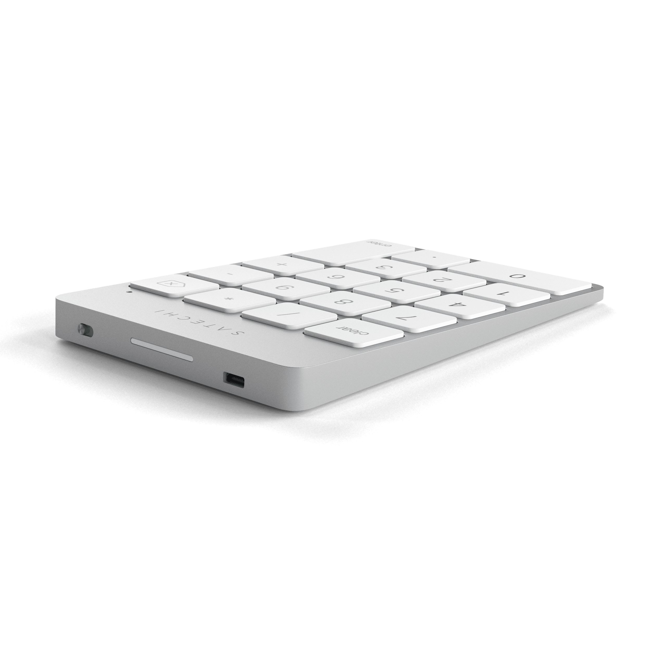 Aluminum Slim Rechargeable Bluetooth Keypad