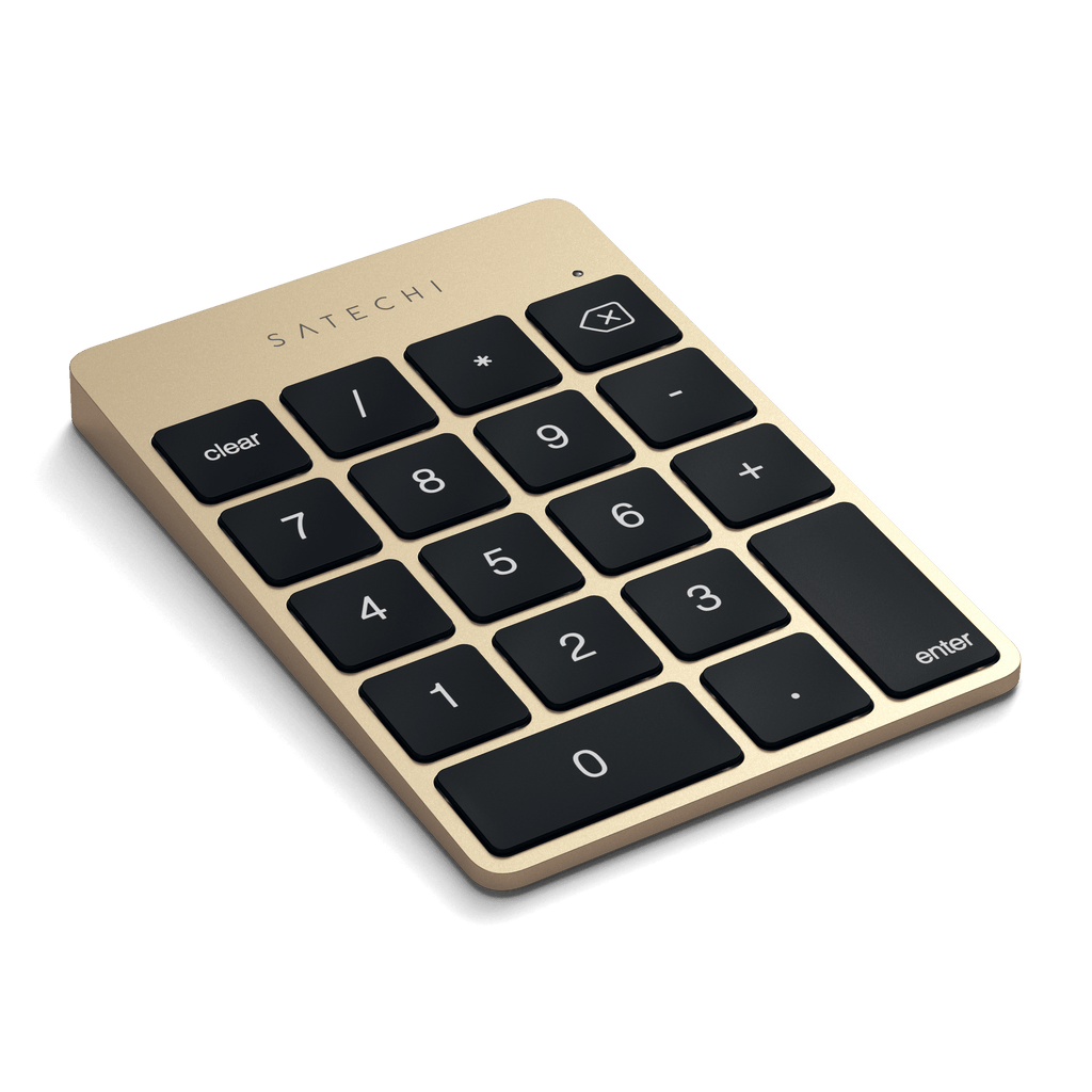 Aluminum Slim Rechargeable Bluetooth Keypad