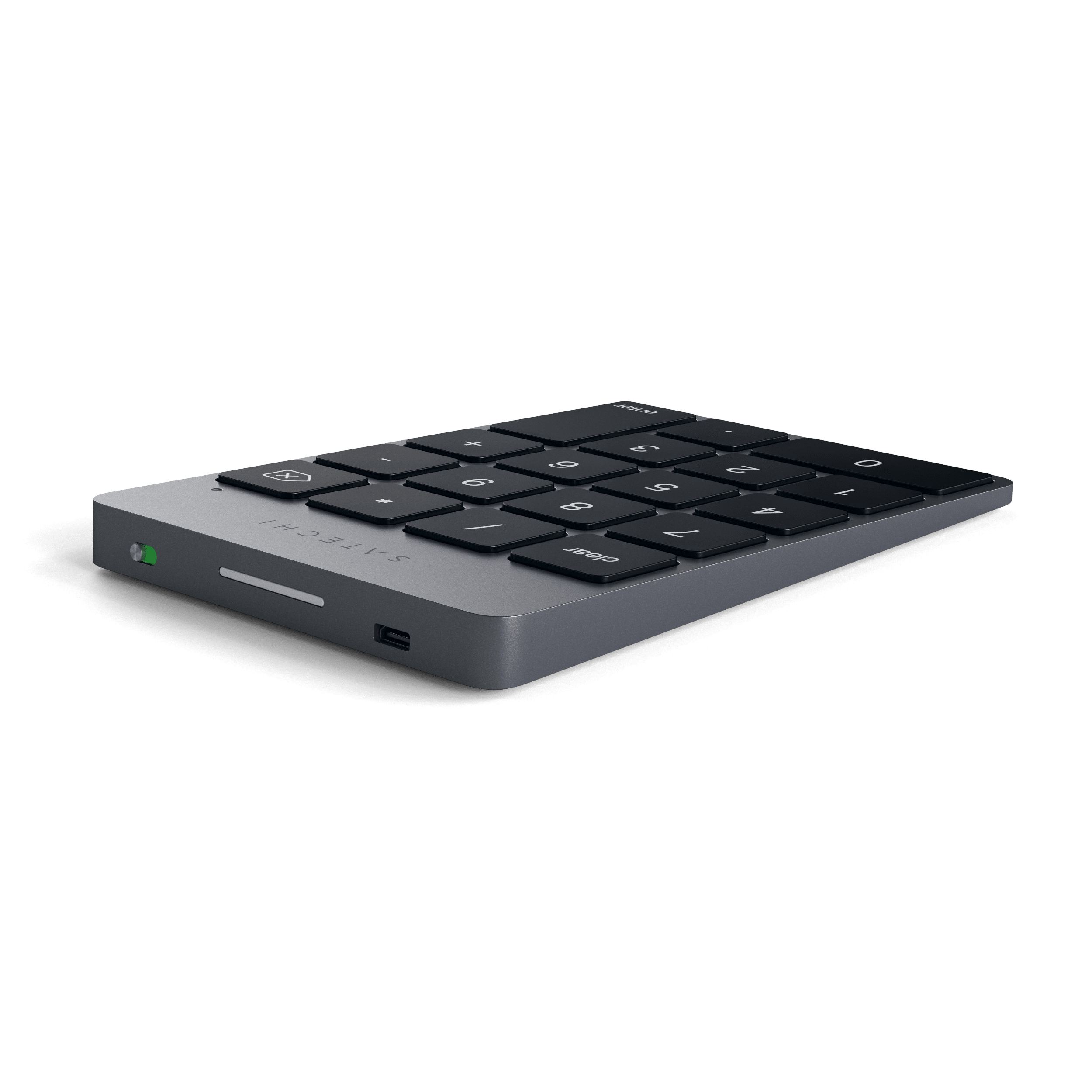 Aluminum Slim Rechargeable Bluetooth Keypad