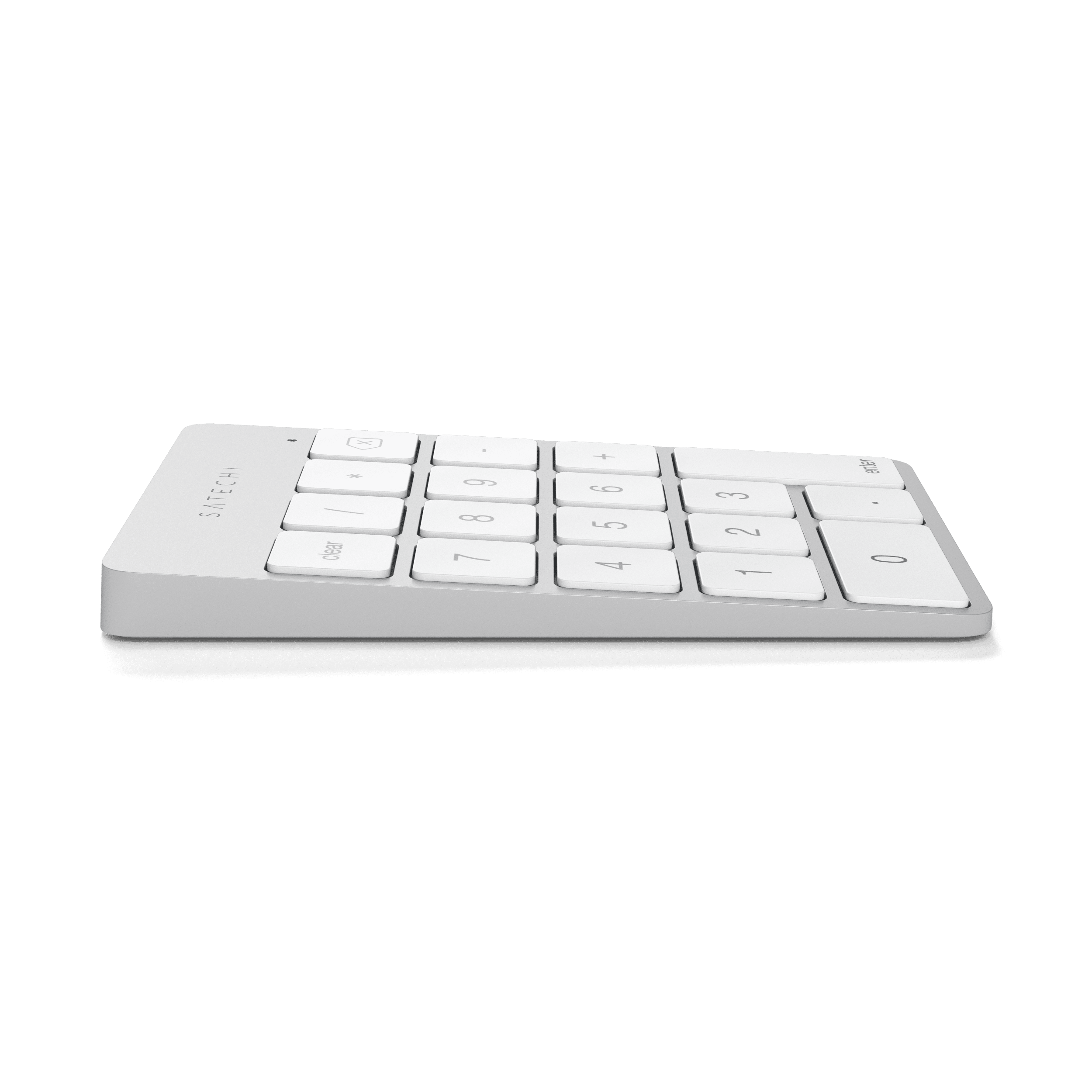 Aluminum Slim Rechargeable Bluetooth Keypad