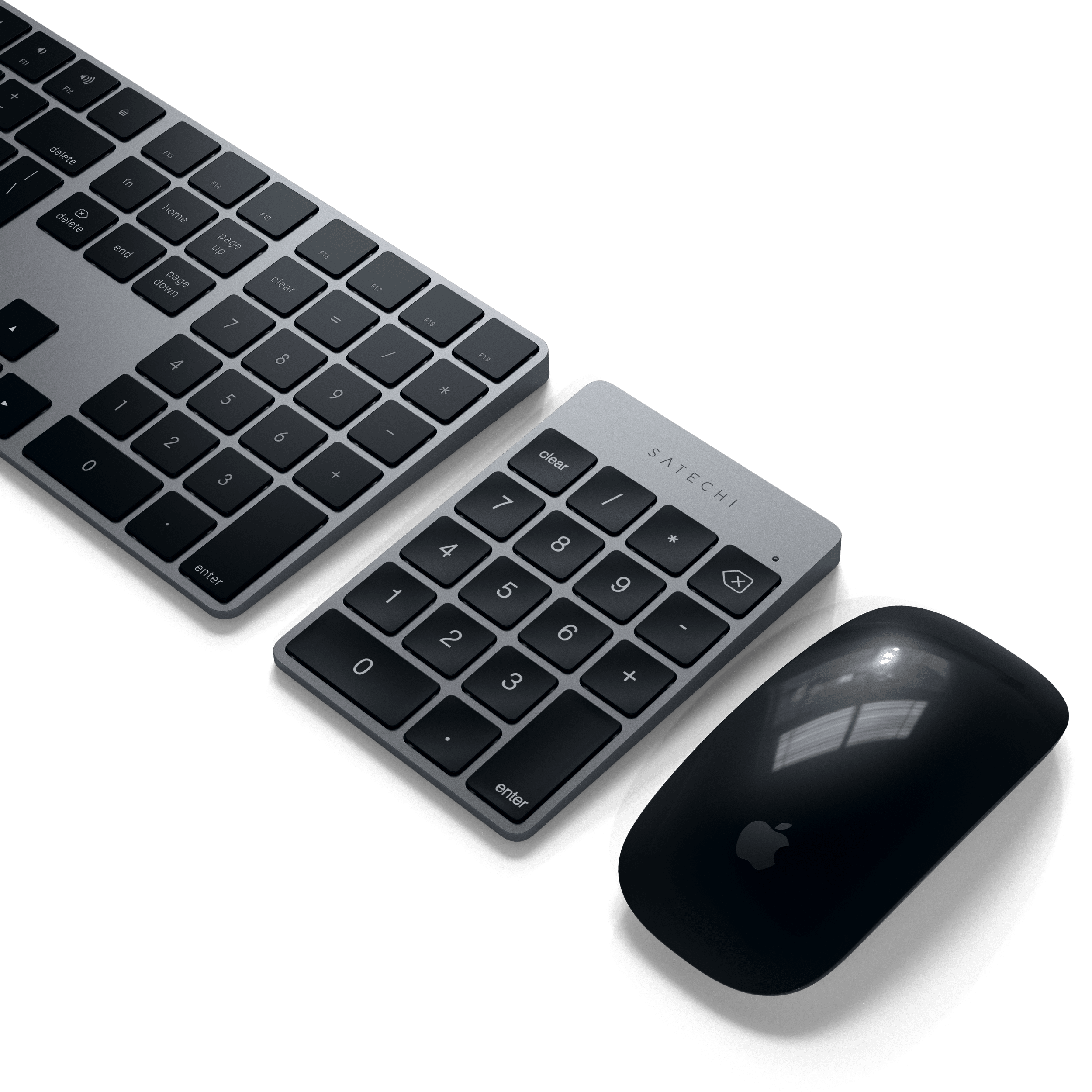 Aluminum Slim Rechargeable Bluetooth Keypad