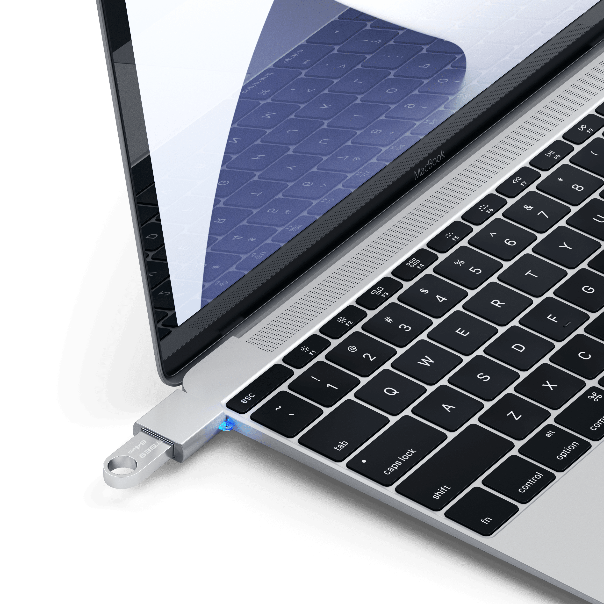 Aluminum USB-C to USB-A 3.0 Adapter