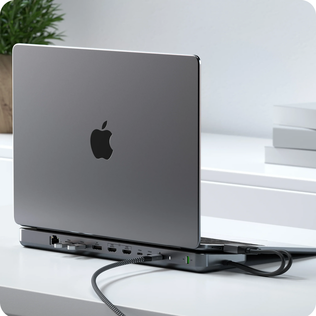 Dual Dock Stand - Docking Station with NVMe SSD Enclosure