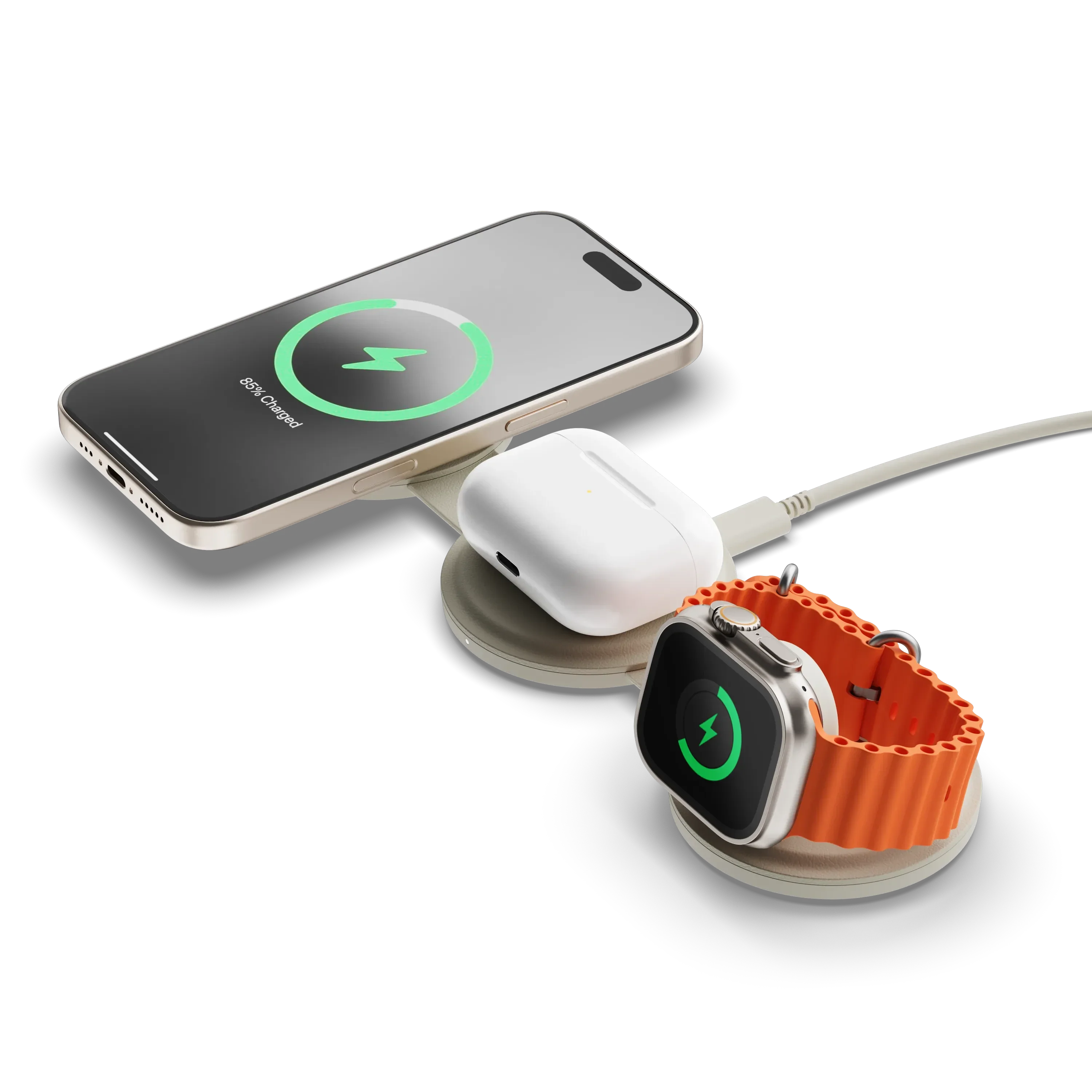 OntheGo™ 3-in-1 Charger