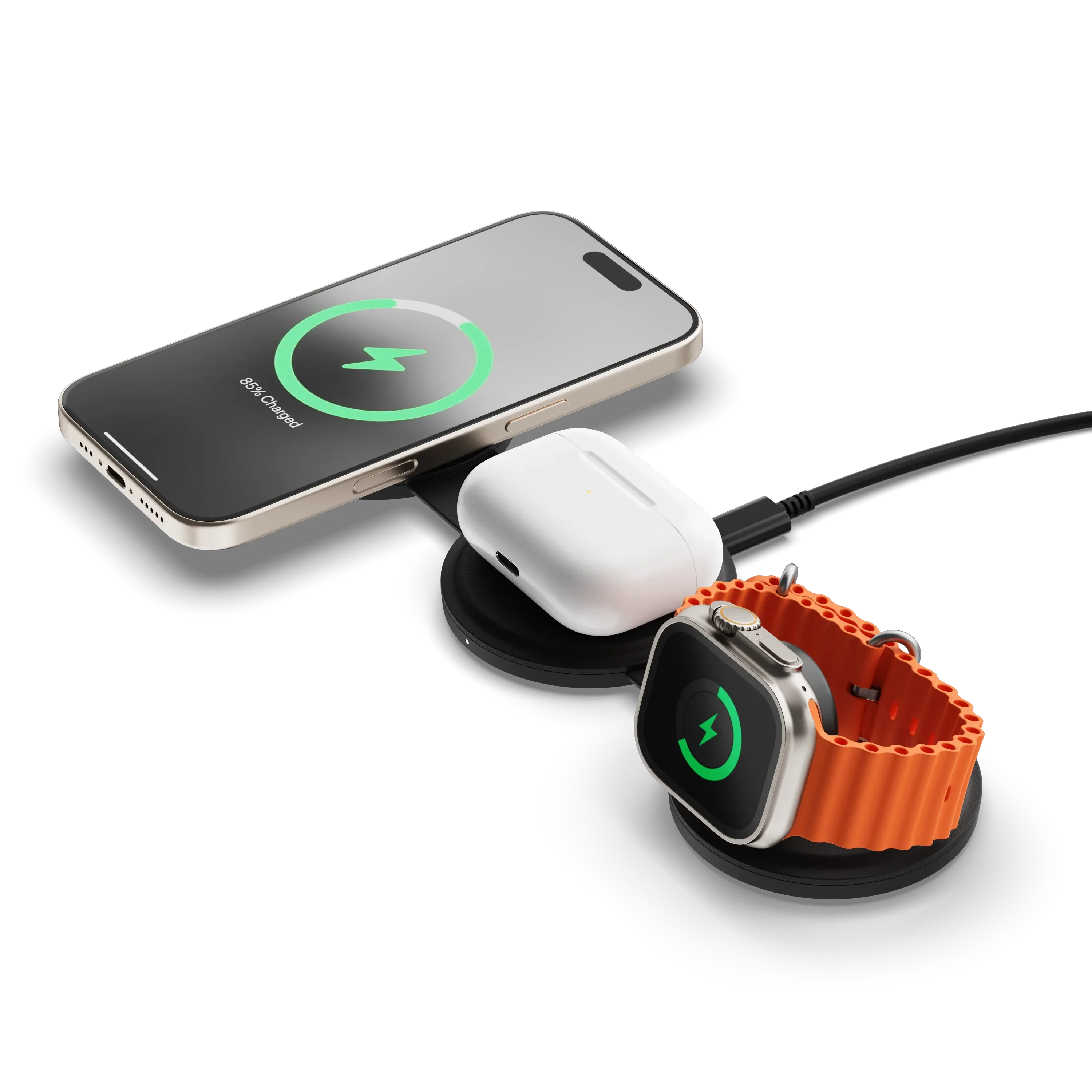 OntheGo™ 3-in-1 Charger
