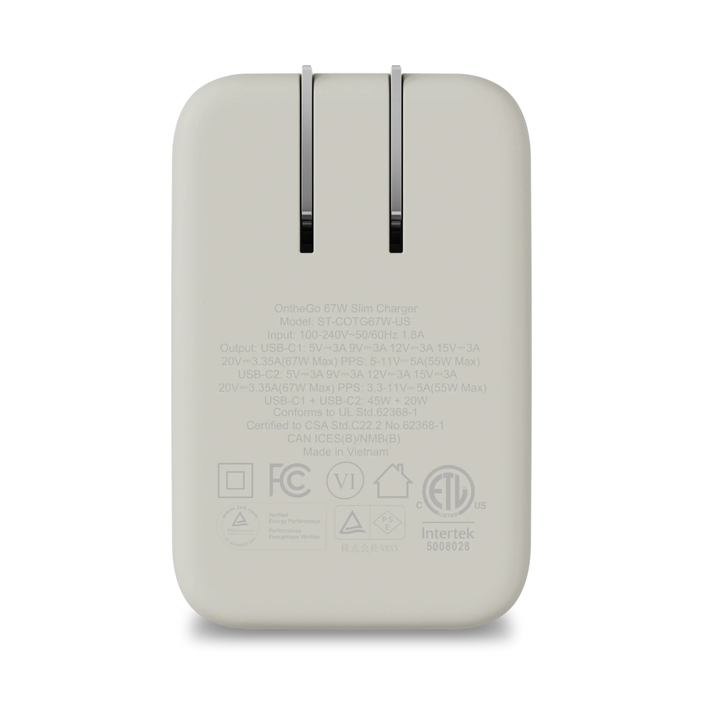OntheGo™ 67W Slim Wall Charger