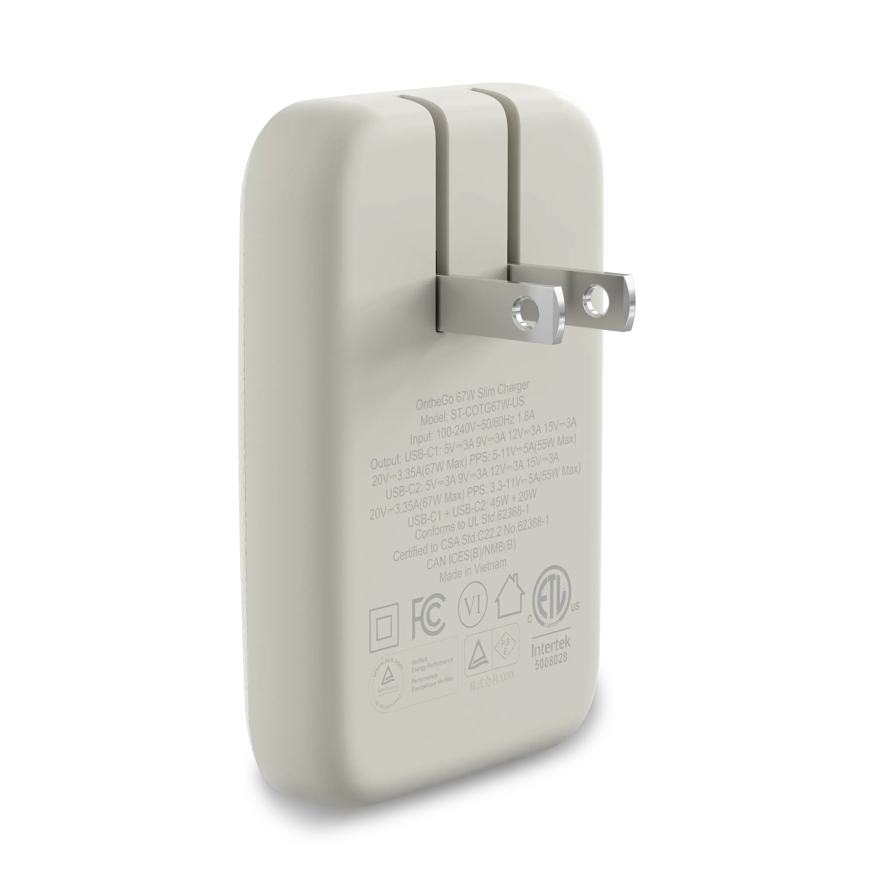 OntheGo™ 67W Slim Wall Charger