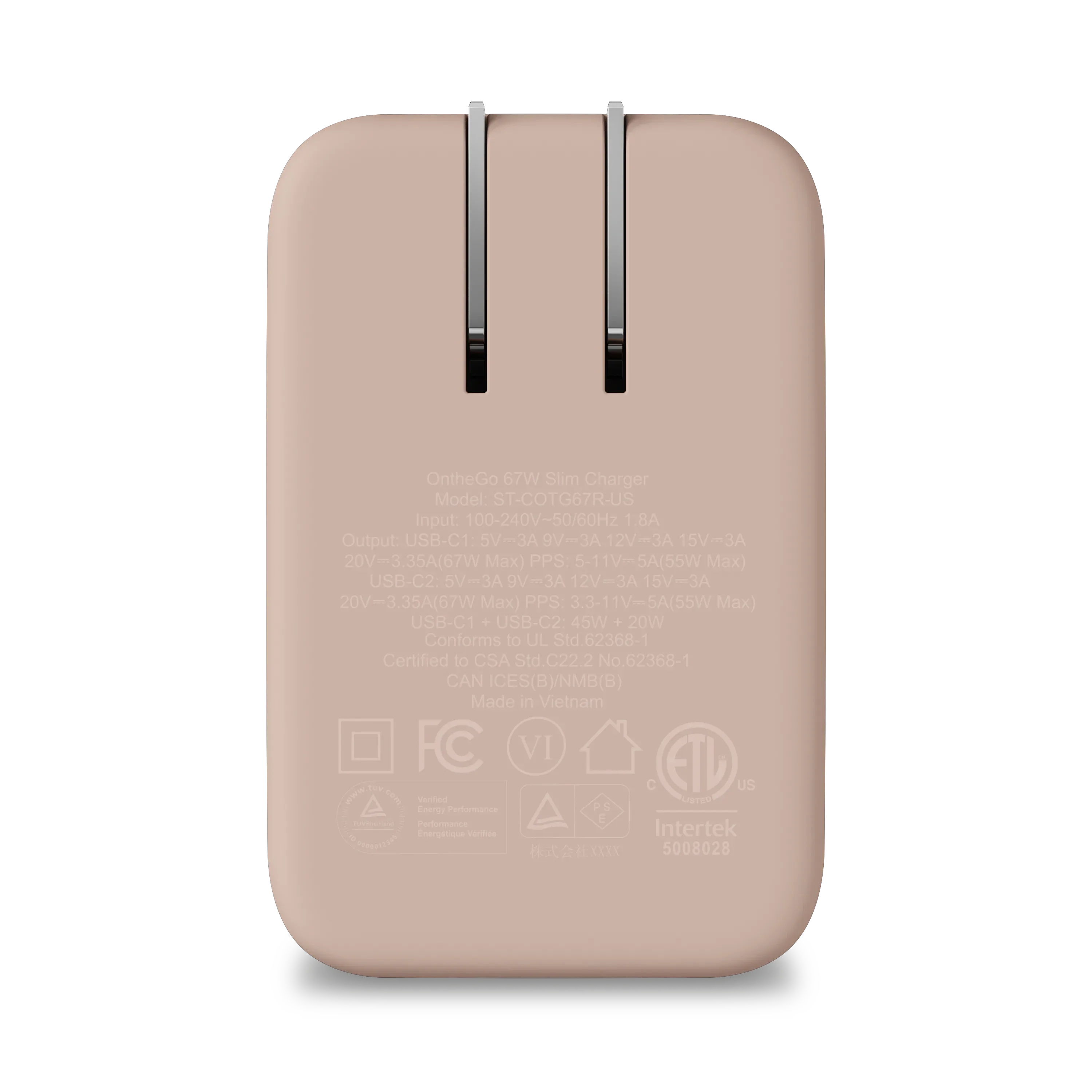 OntheGo™ 67W Slim Wall Charger