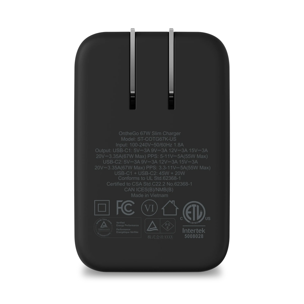 OntheGo™ 67W Slim Wall Charger