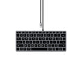 Slim W1 Wired Backlit Keyboard