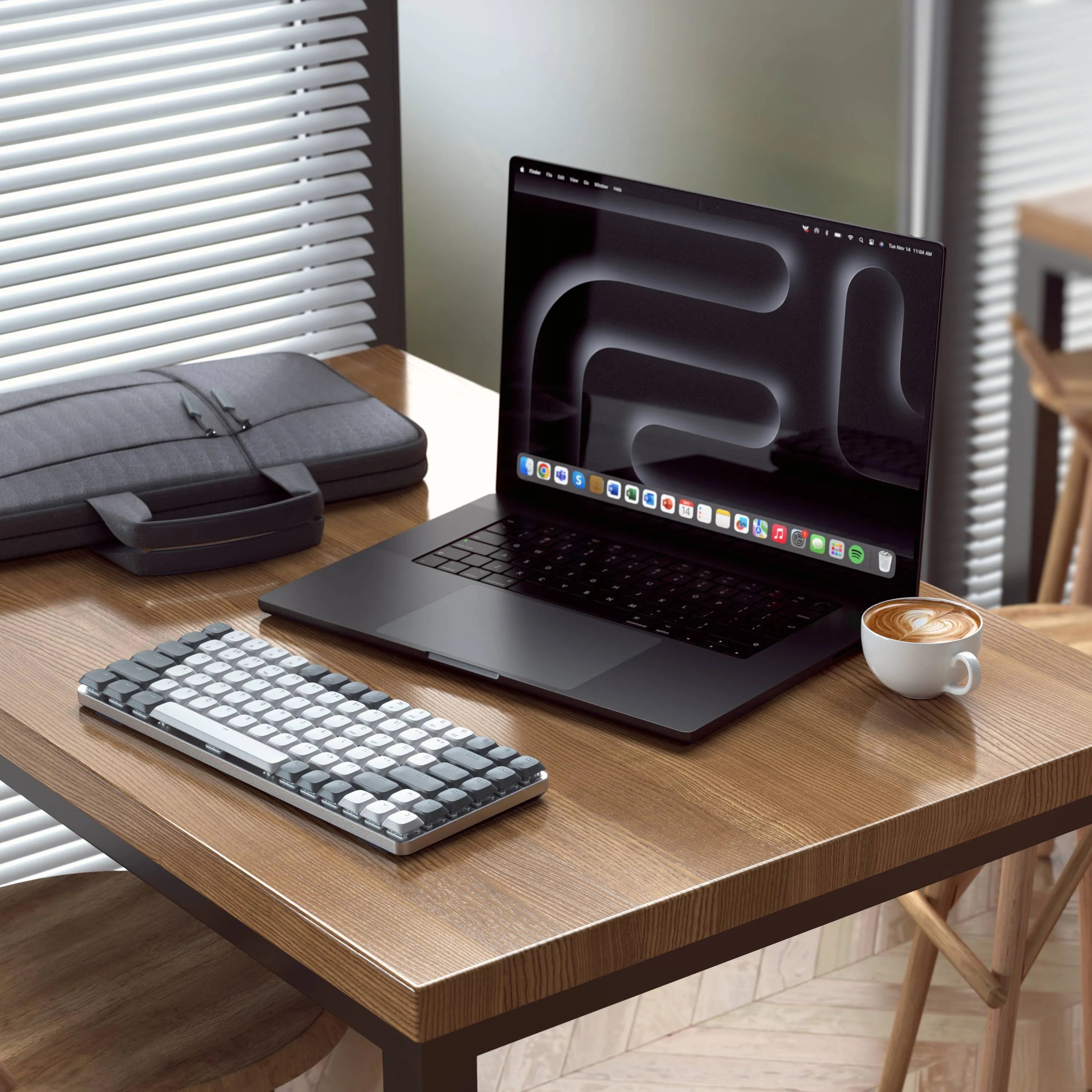 SM1 Slim Mechanical Backlit Bluetooth Keyboard