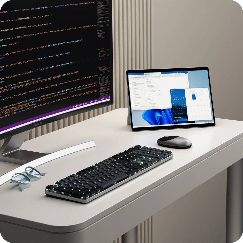 SM3 Slim Mechanical Backlit Bluetooth Keyboard