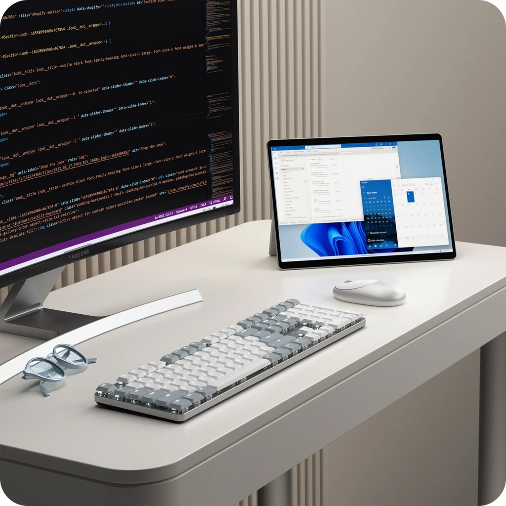 SM3 Slim Mechanical Backlit Bluetooth Keyboard