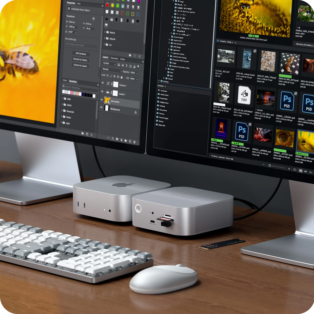 Thunderbolt 5 CubeDock™ with SSD Enclosure