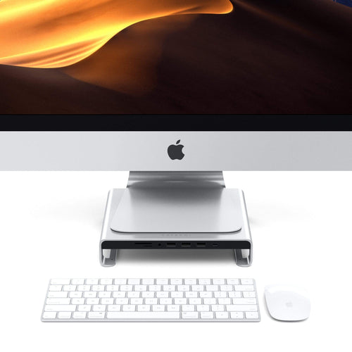 Type-C Aluminum Monitor Stand Hub for iMac