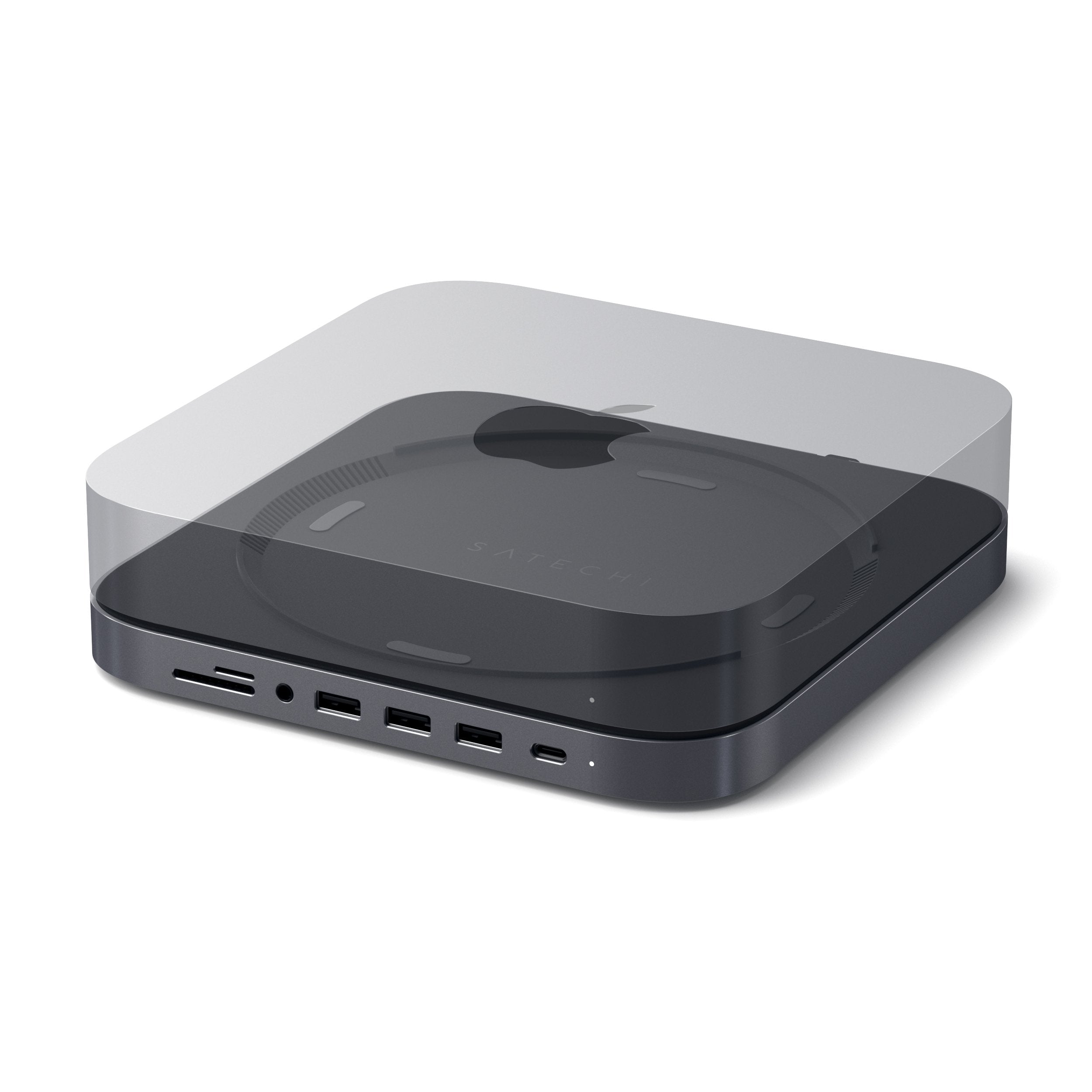 Type-C Aluminum Stand & Hub for Mac Mini