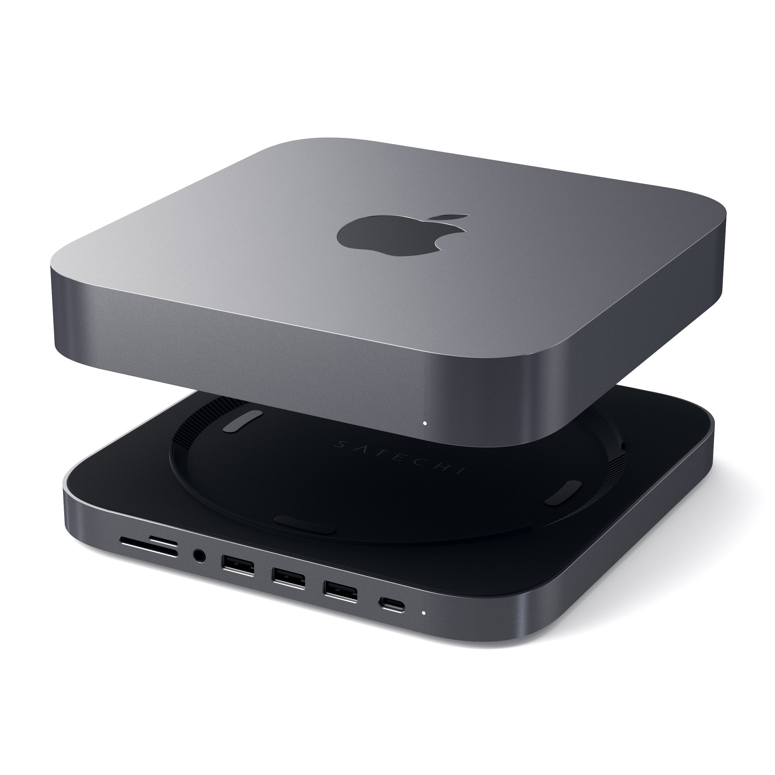 Type-C Aluminum Stand & Hub for Mac Mini