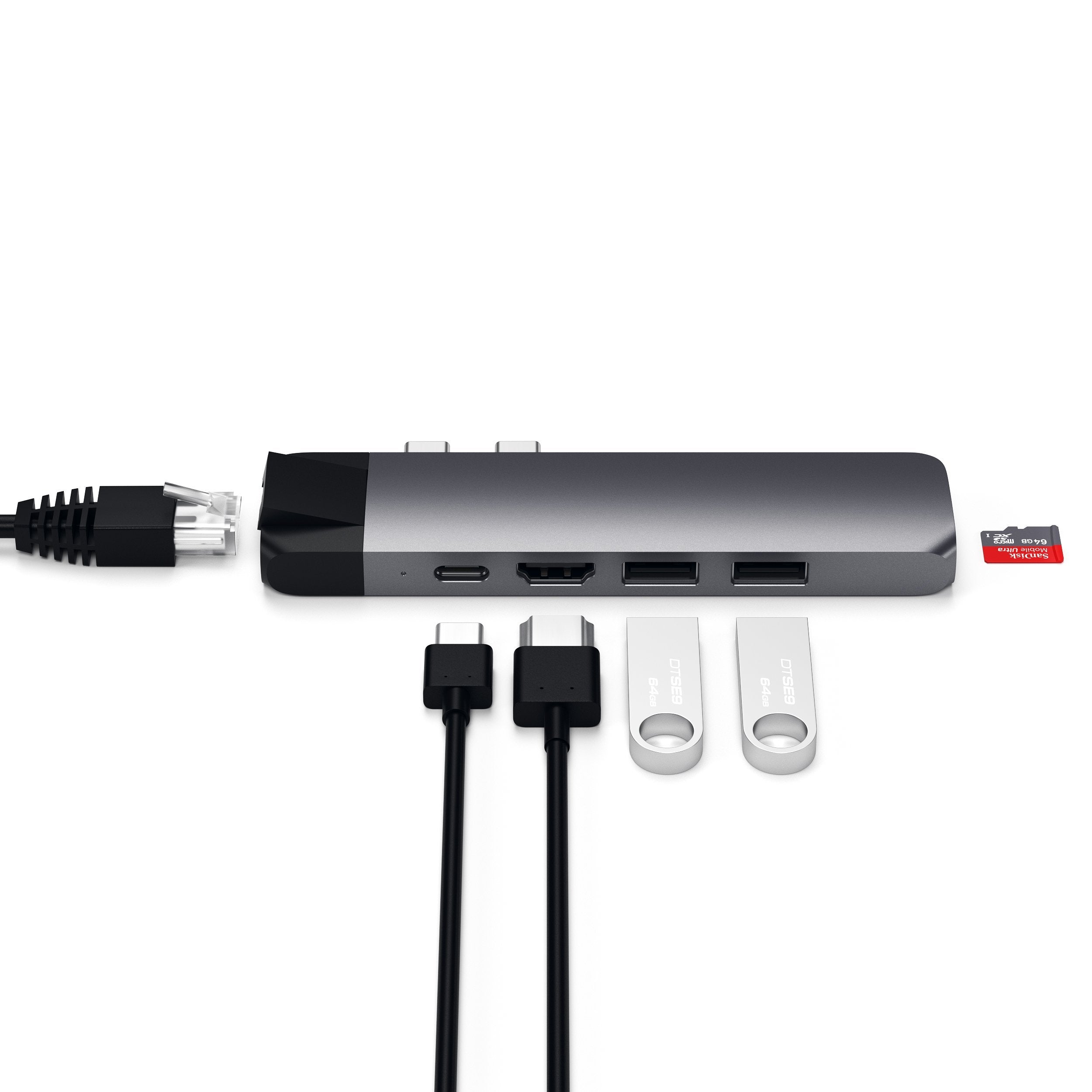 Type-C Pro Hub Adapter with Ethernet
