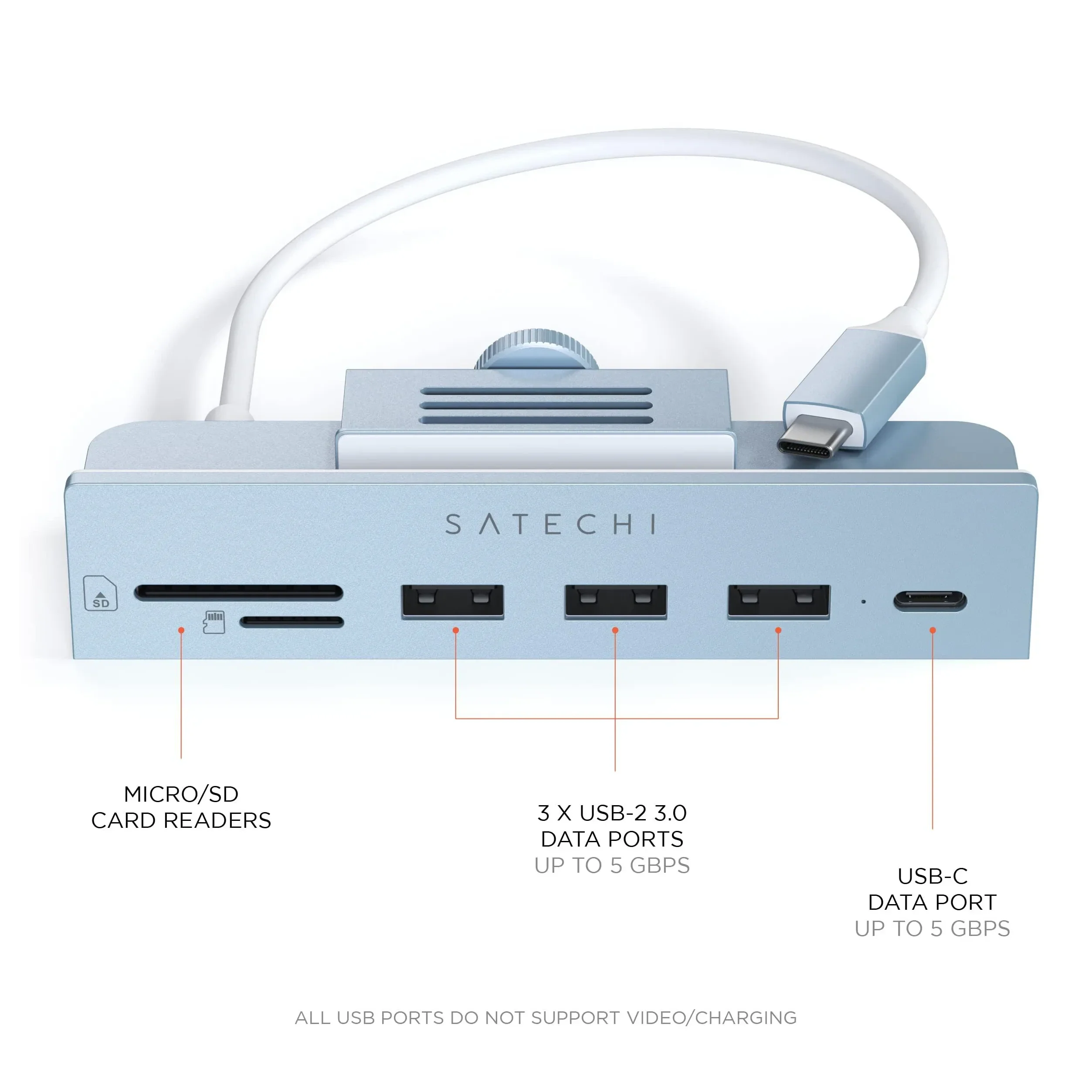 USB-C Clamp Hub for 24-inch iMac