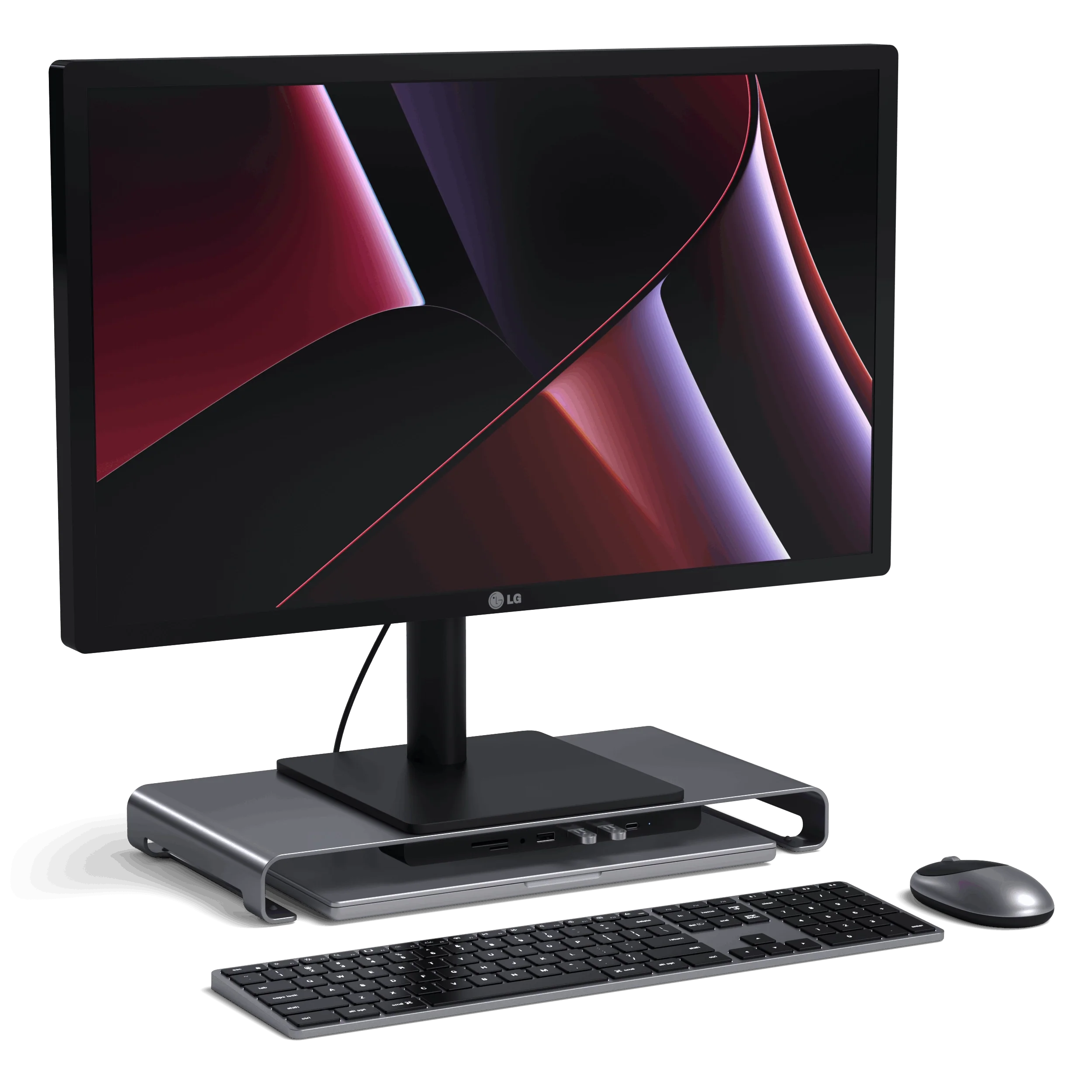 USB-C Monitor Stand Hub XL