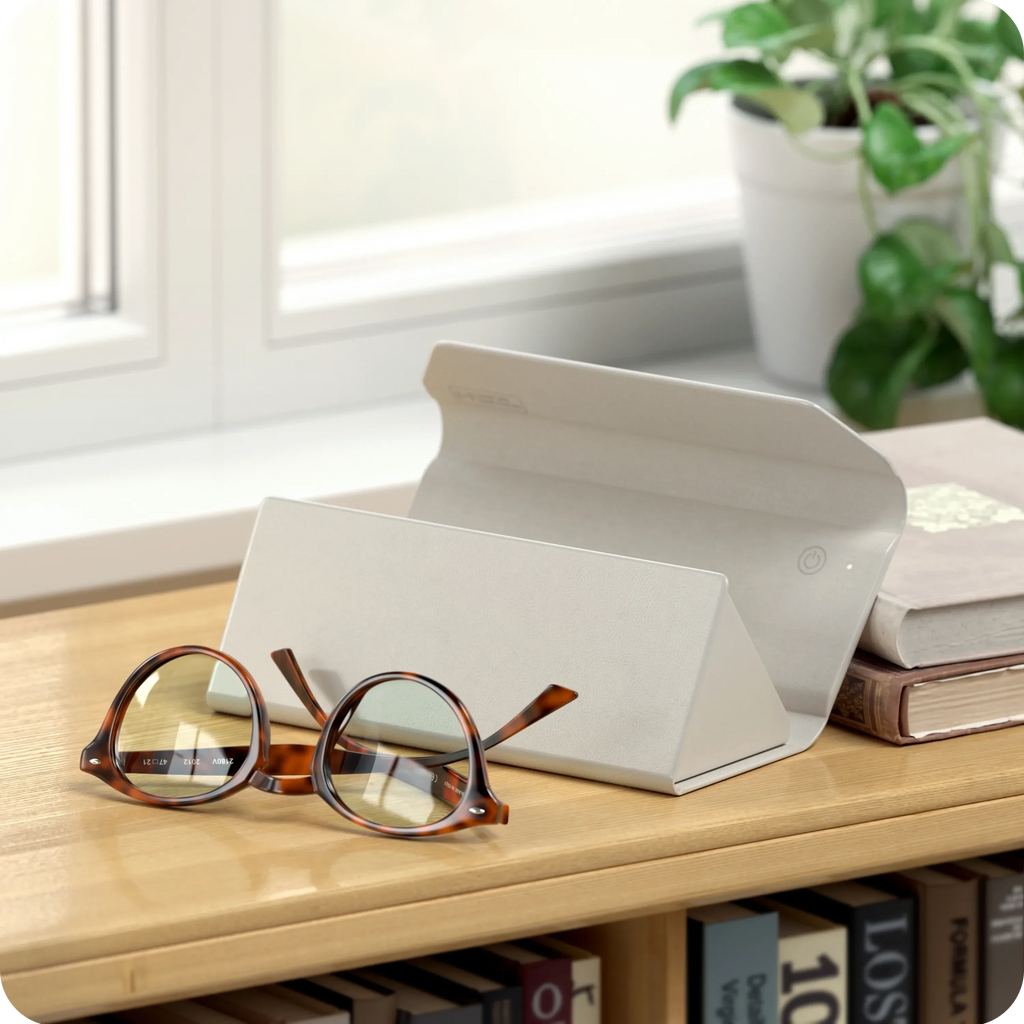 Vegan-Leather FindAll™ Glasses Case