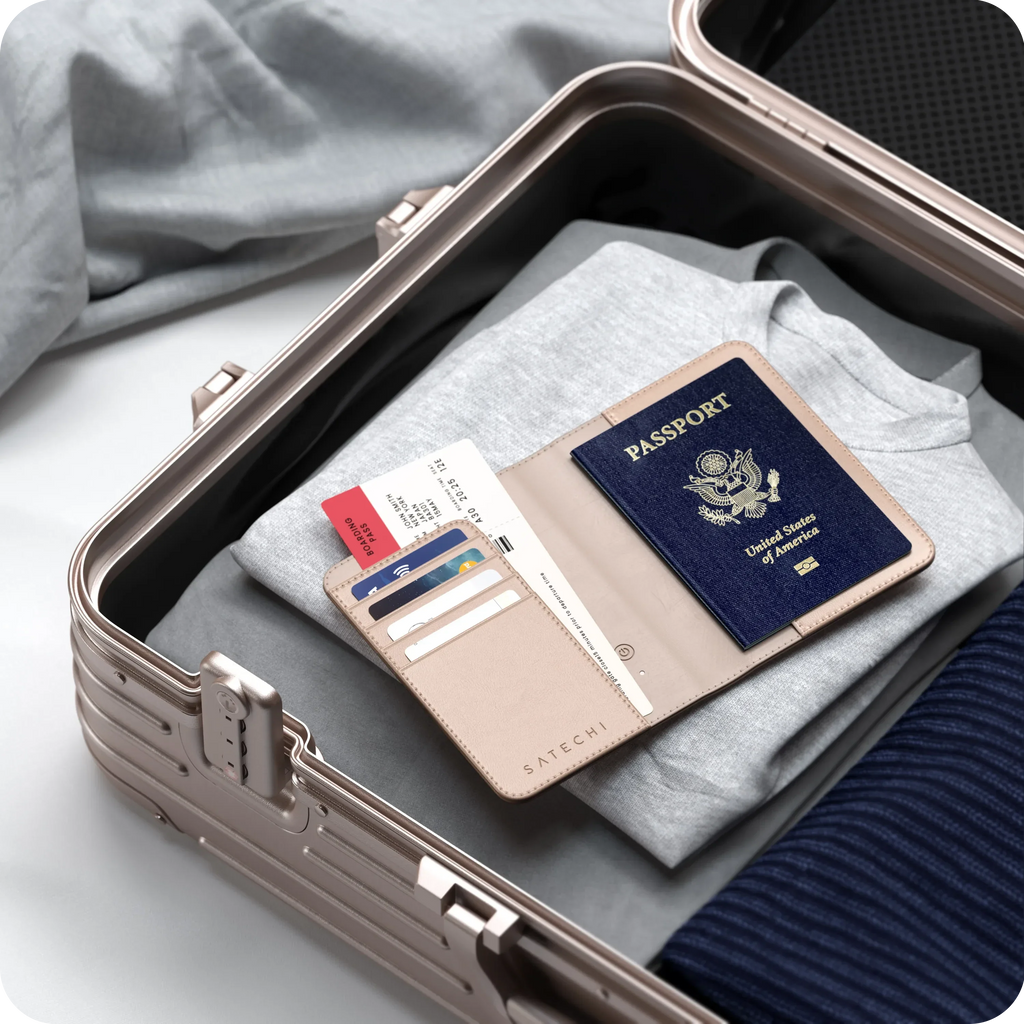 Vegan-Leather FindAll™ Passport Cover