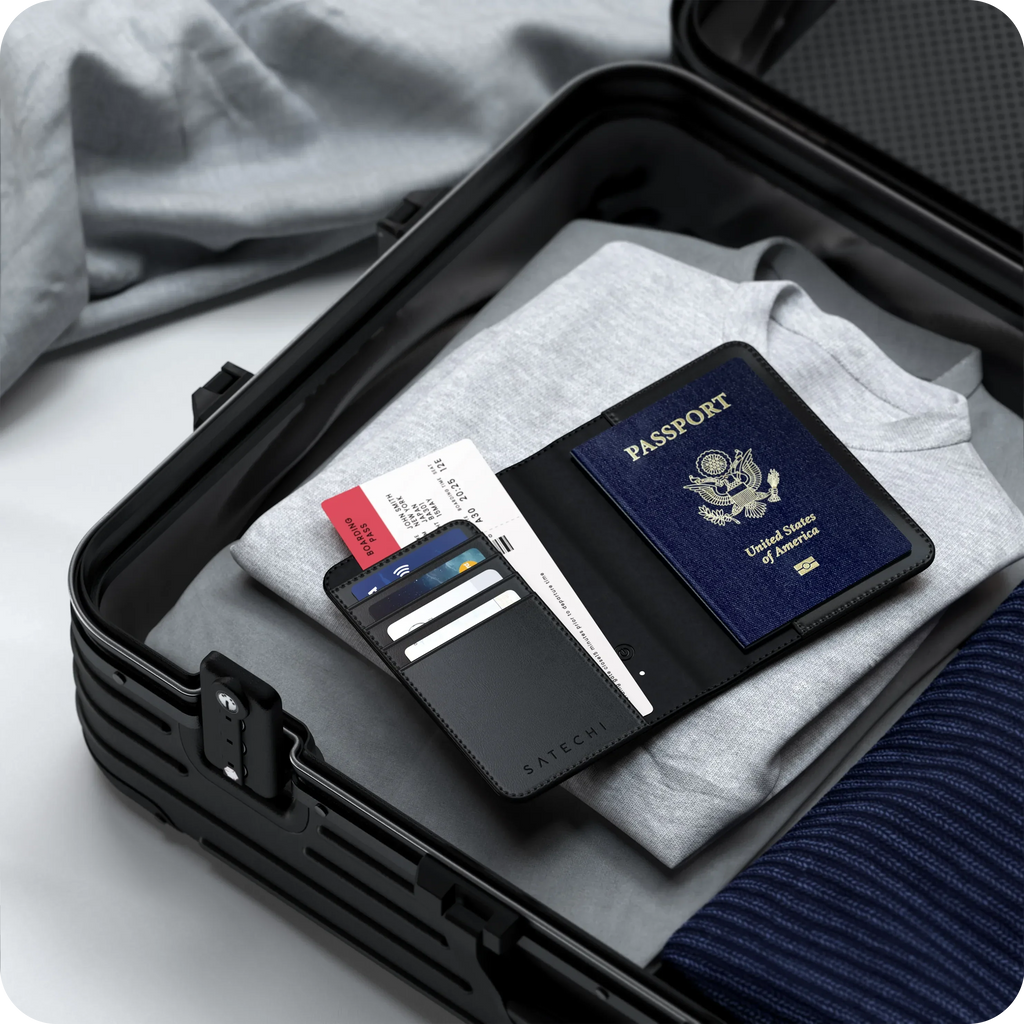 Vegan-Leather FindAll™ Passport Cover
