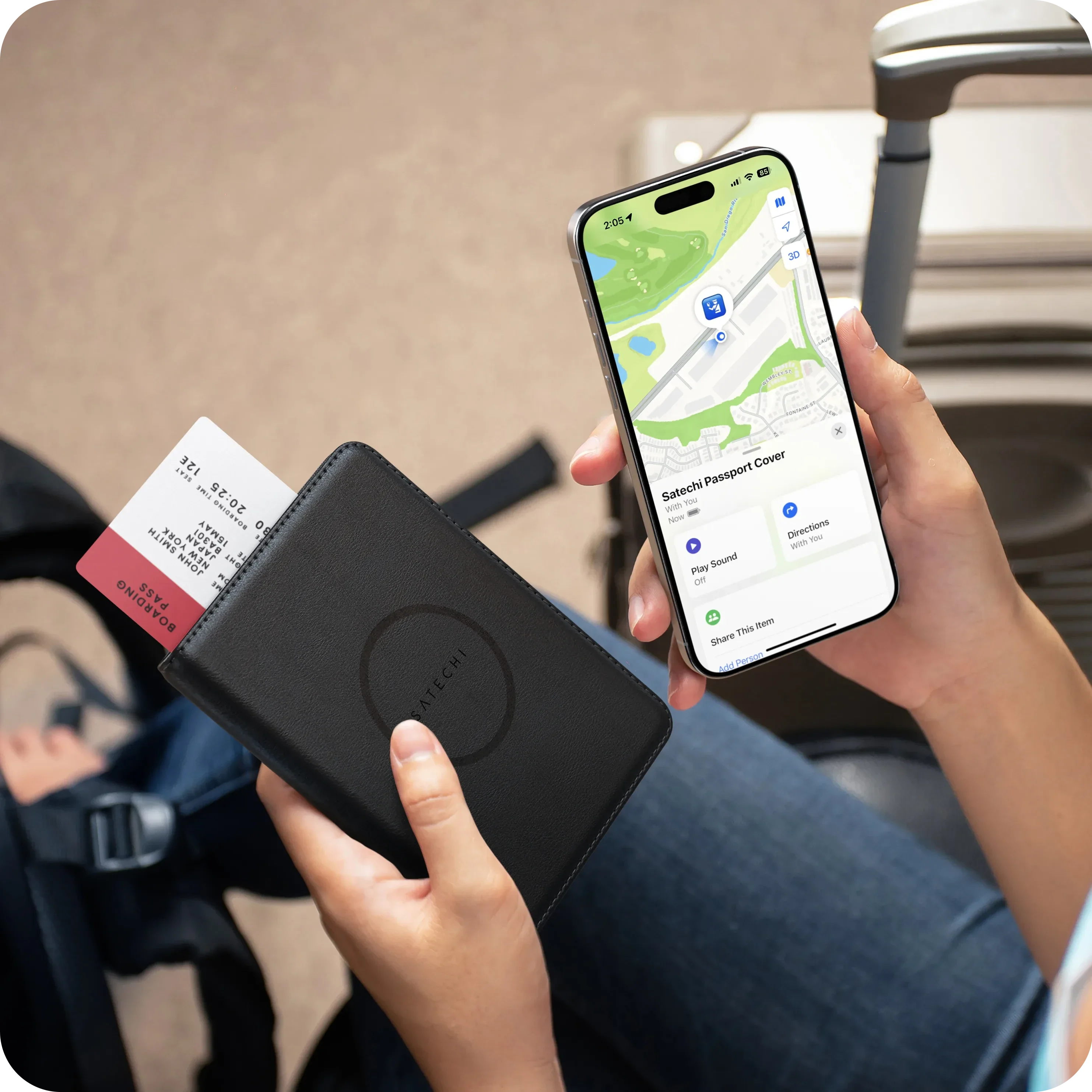 Vegan-Leather FindAll™ Passport Cover