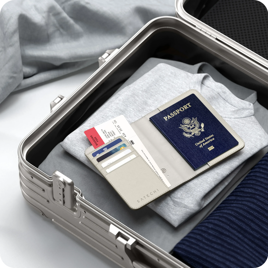 Vegan-Leather FindAll™ Passport Cover