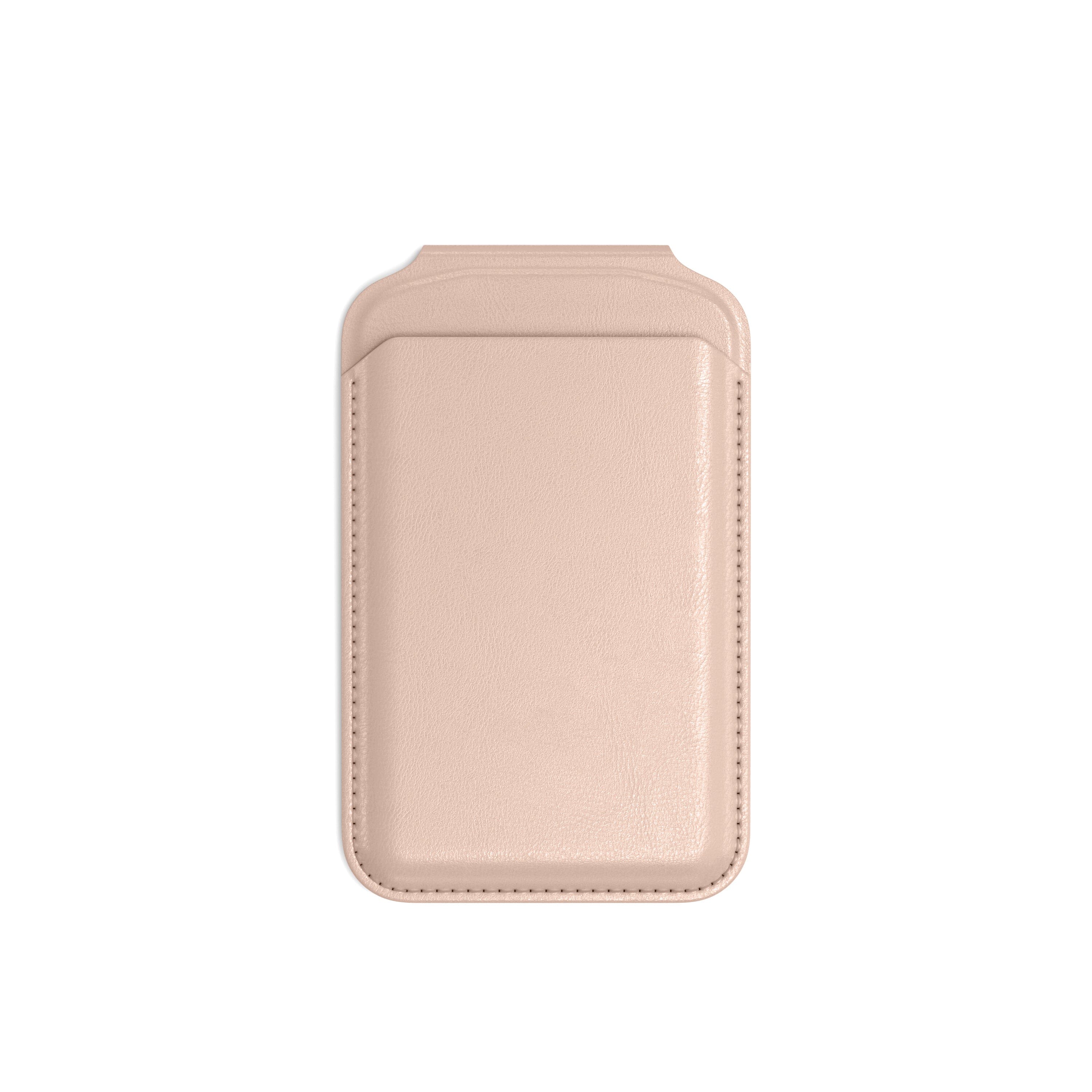 Vegan-Leather Magnetic Wallet Stand