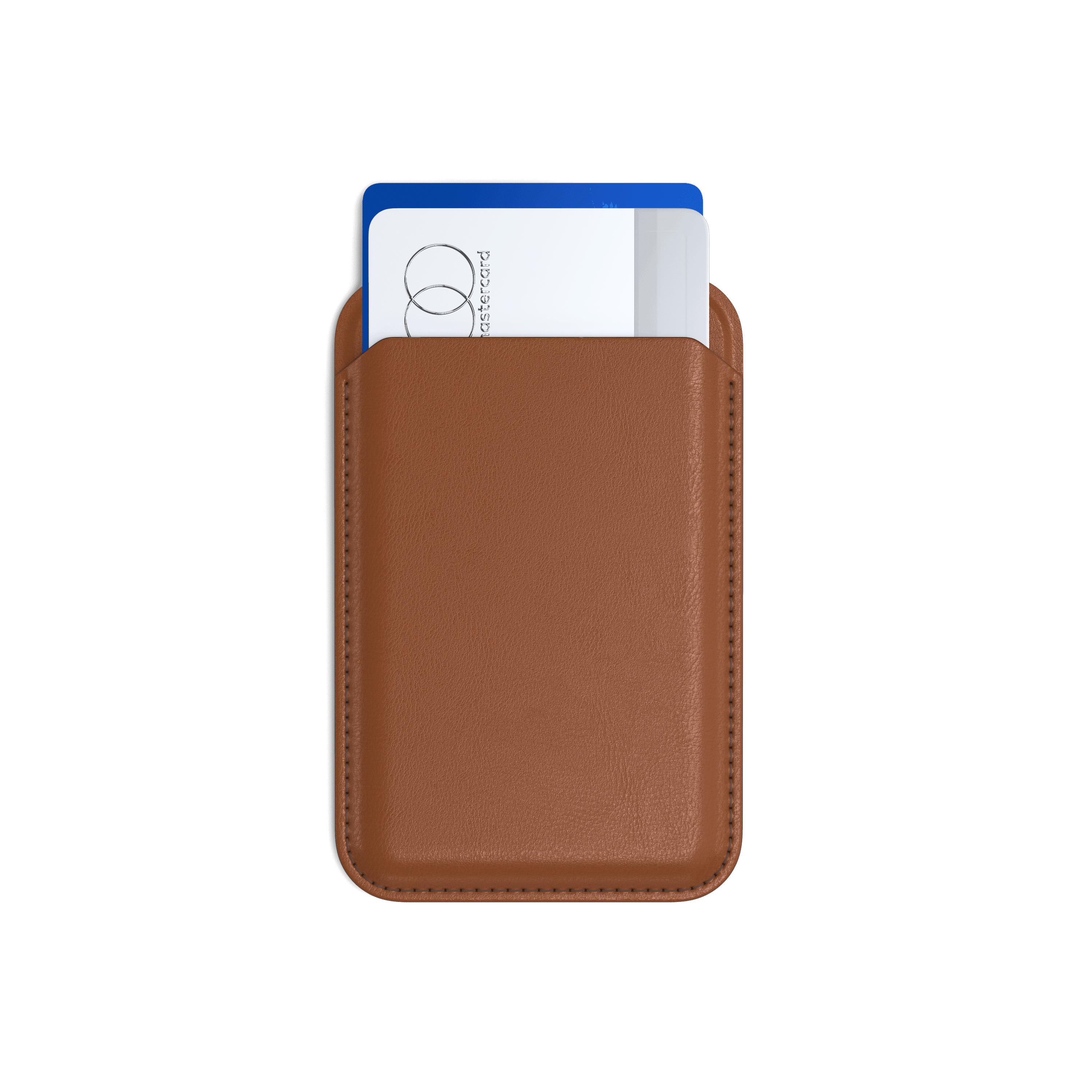 Vegan-Leather Magnetic Wallet Stand